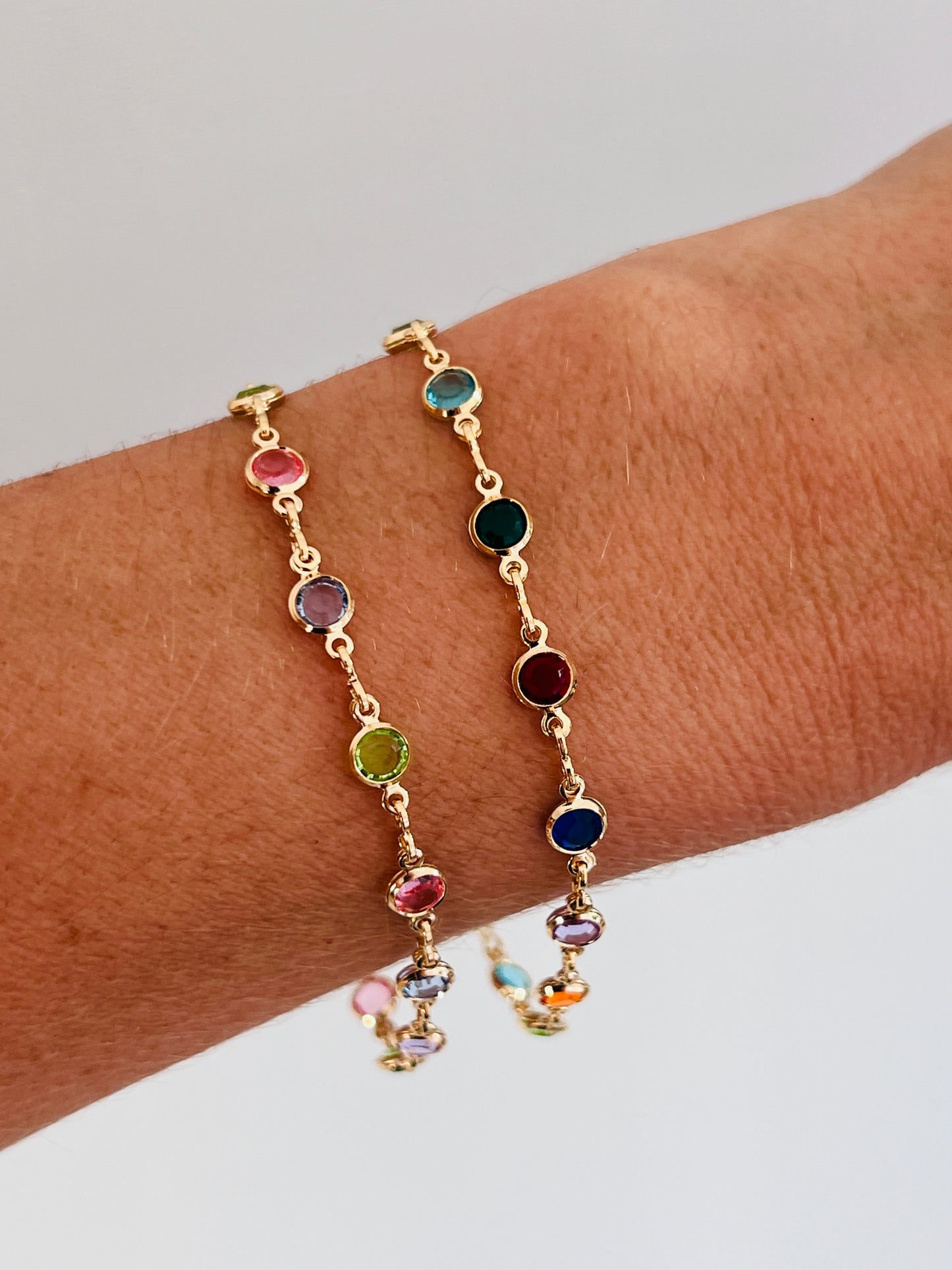 Gold Filled Gemstone Bracelet