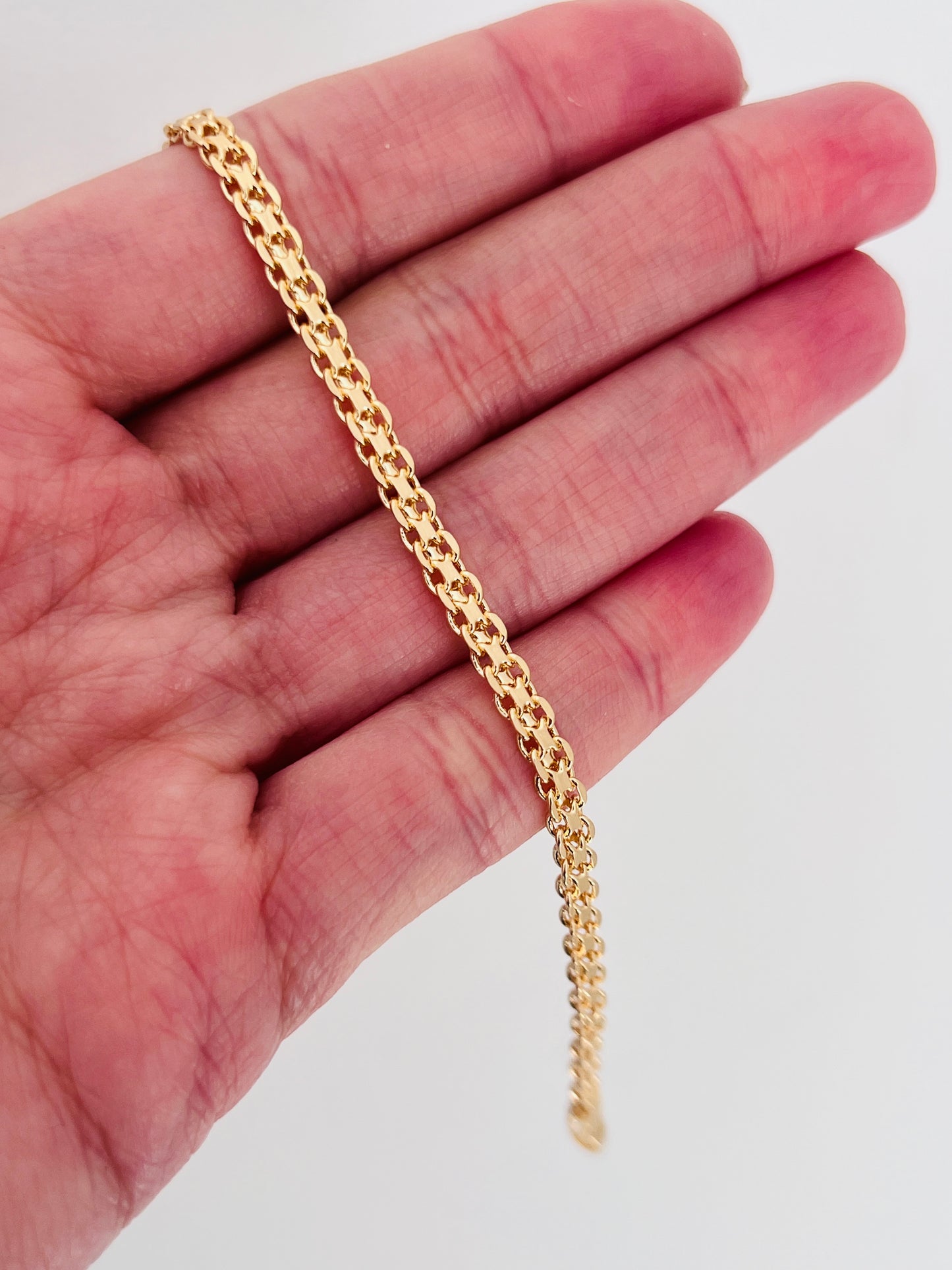 Gold Filled 3mm Mesh Bracelet