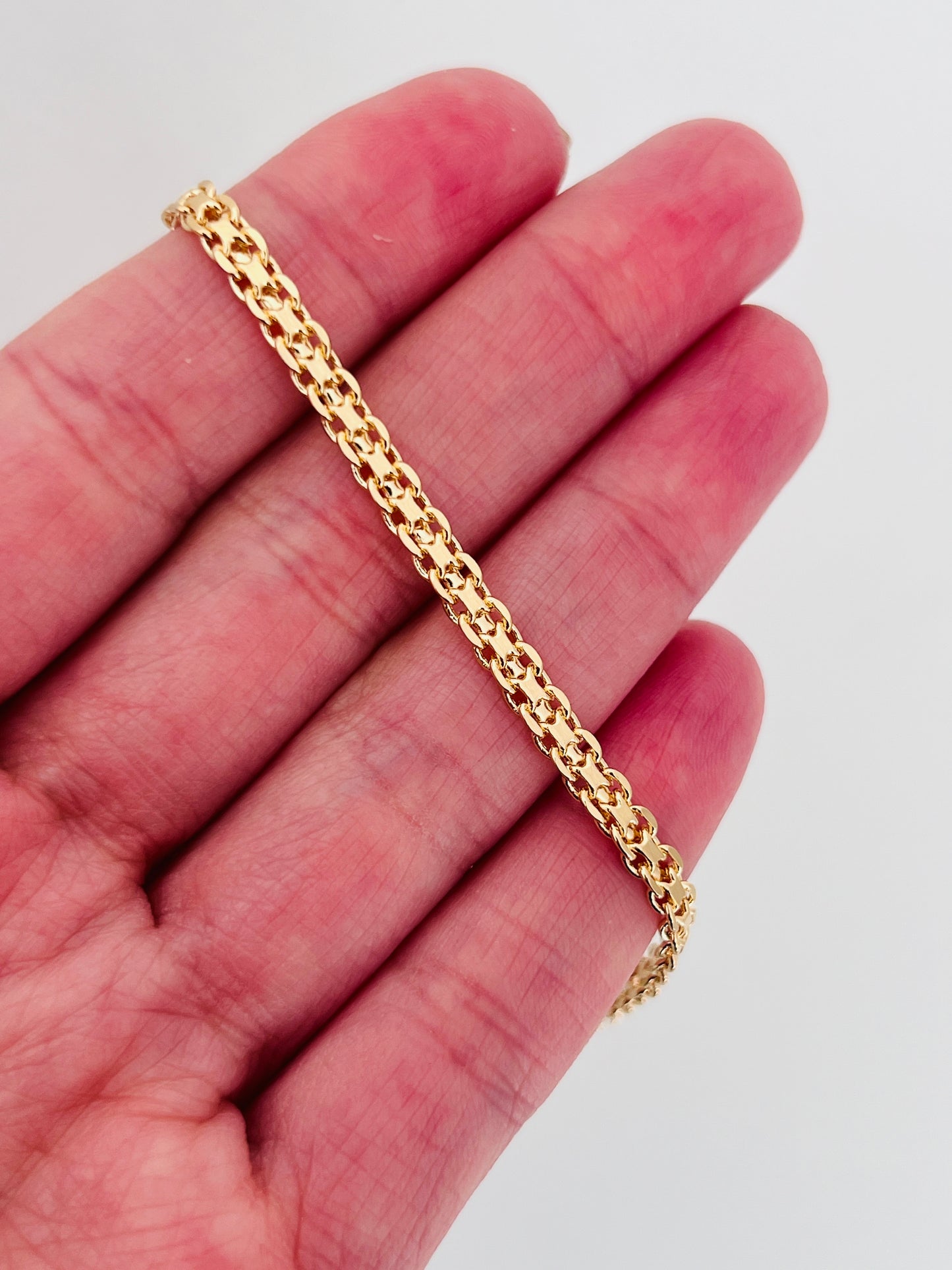 Gold Filled 3mm Mesh Bracelet