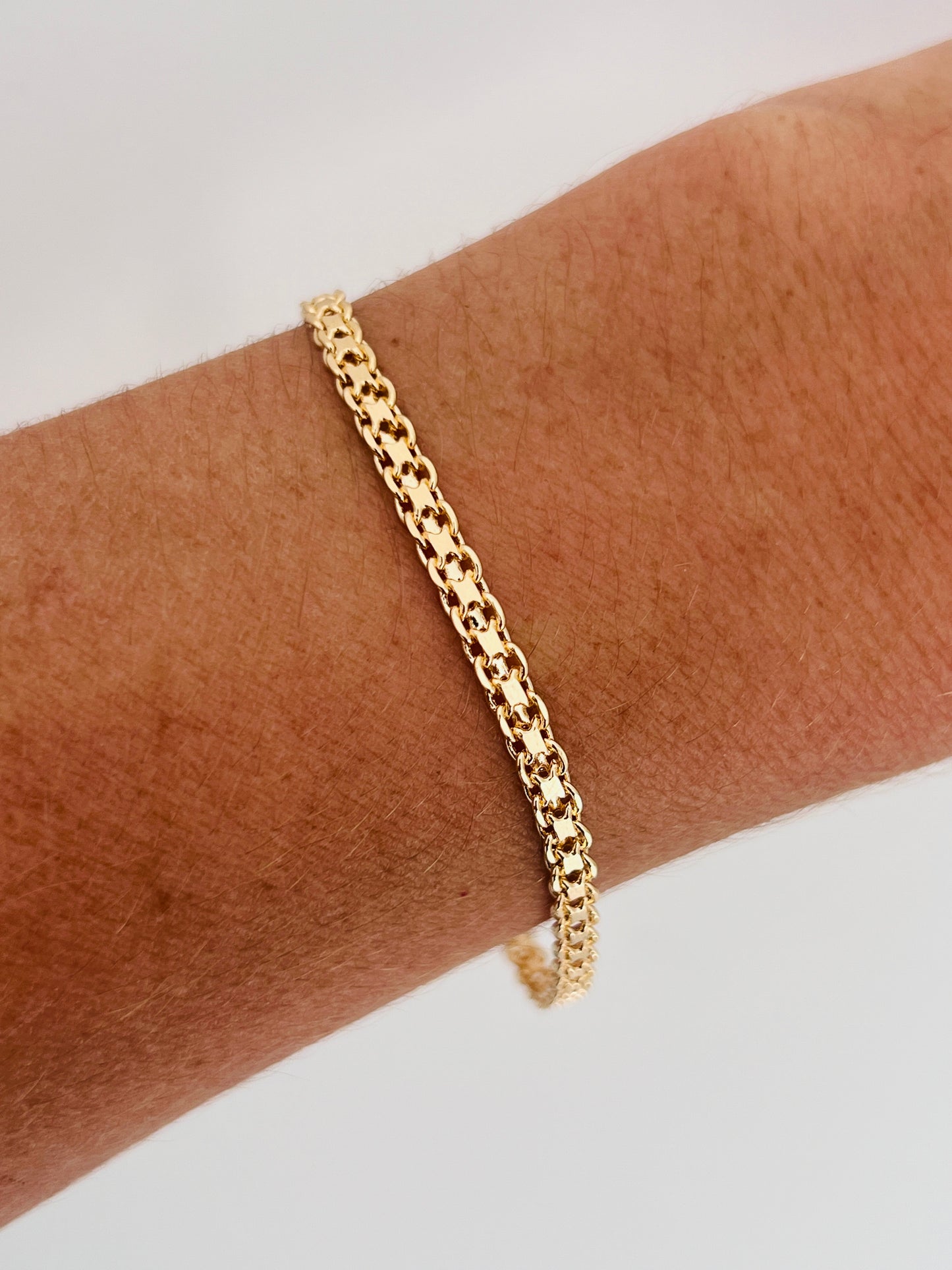 Gold Filled 3mm Mesh Bracelet