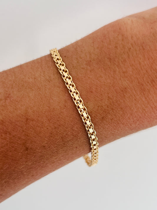 Gold Filled 3mm Mesh Bracelet