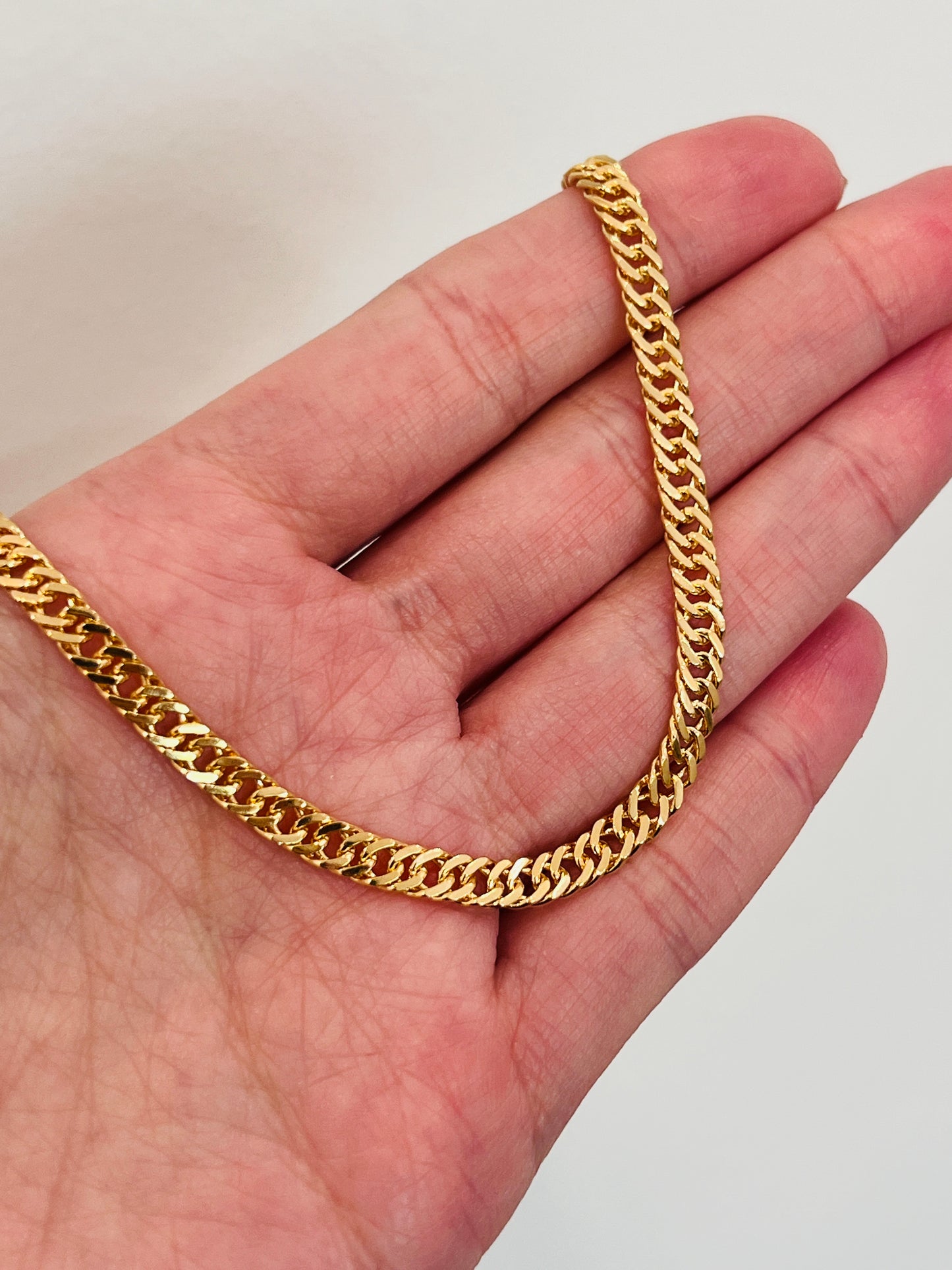 Gold Filled 4mm Omega Anklet