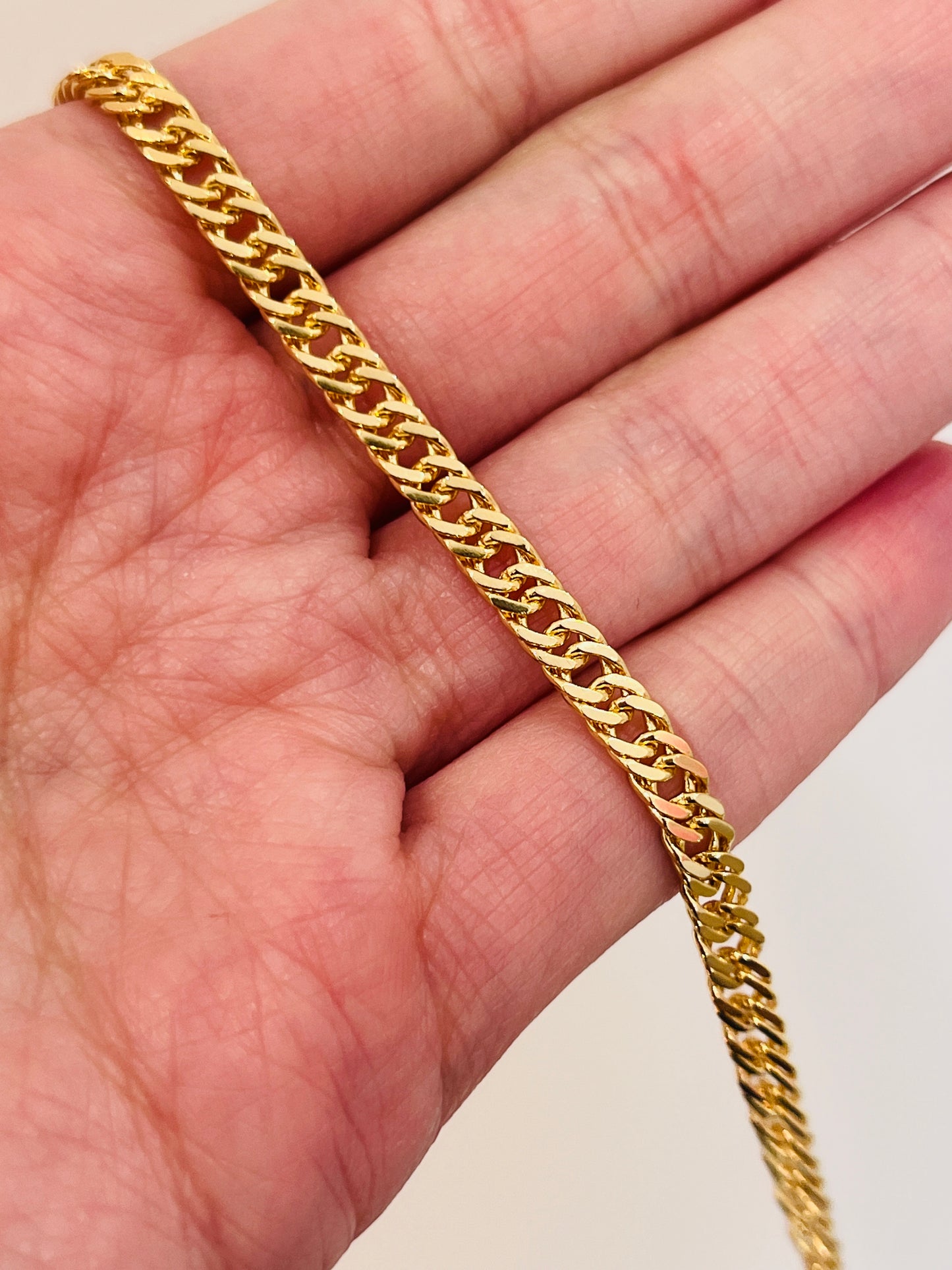 Gold Filled 4mm Omega Anklet