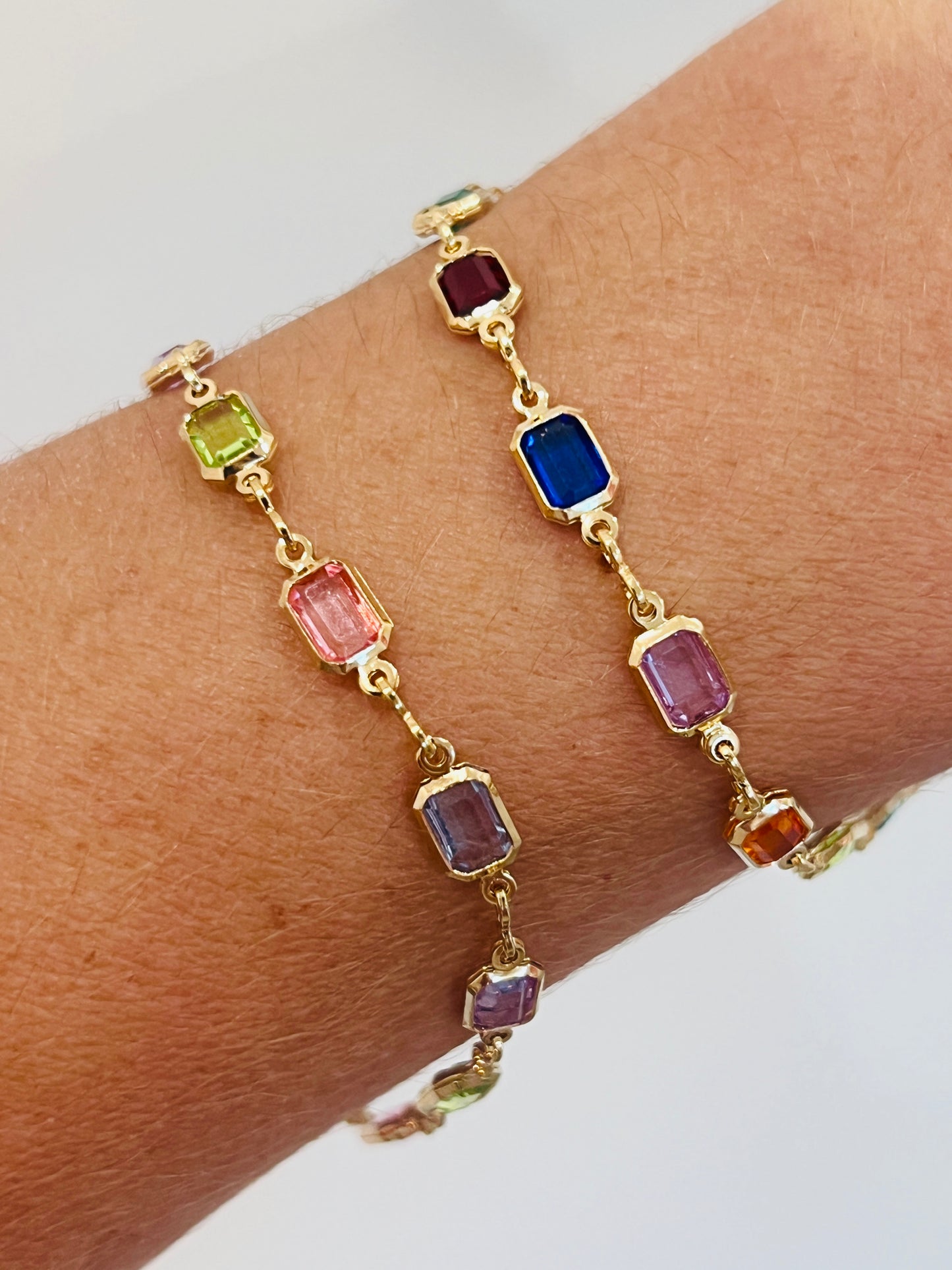 Gold Filled Gemstone Bracelet