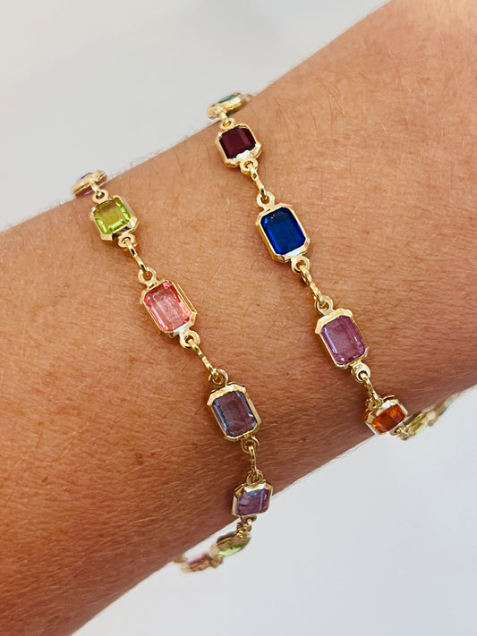 Gold Filled Gemstone Bracelet