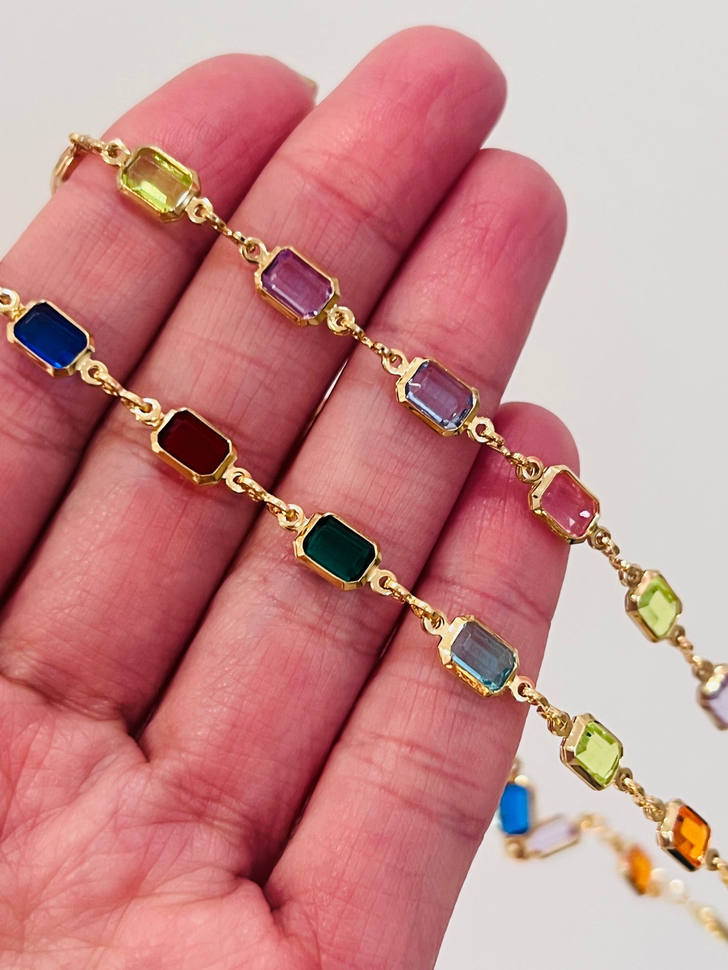 Gold Filled Gemstone Bracelet