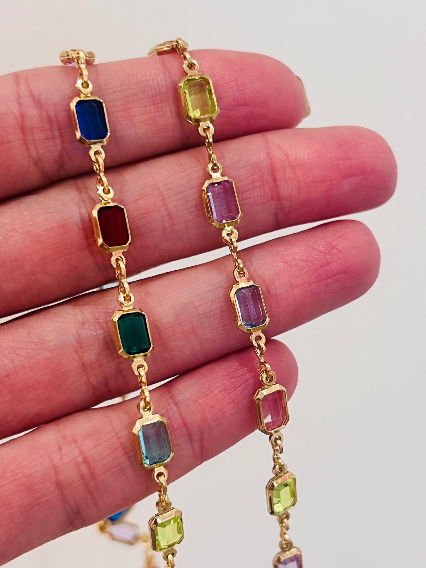 Gold Filled Gemstone Bracelet