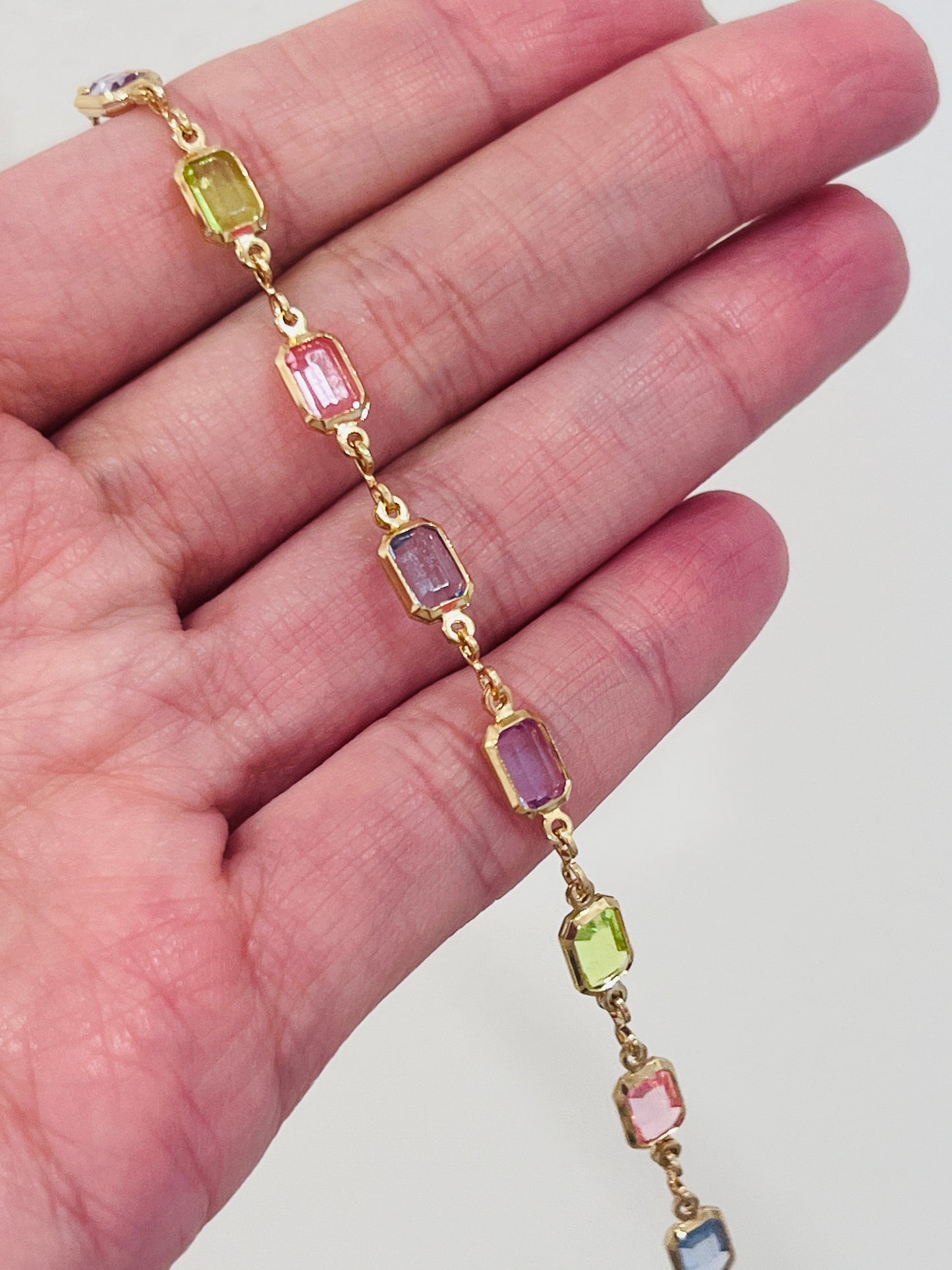 Gold Filled Gemstone Bracelet