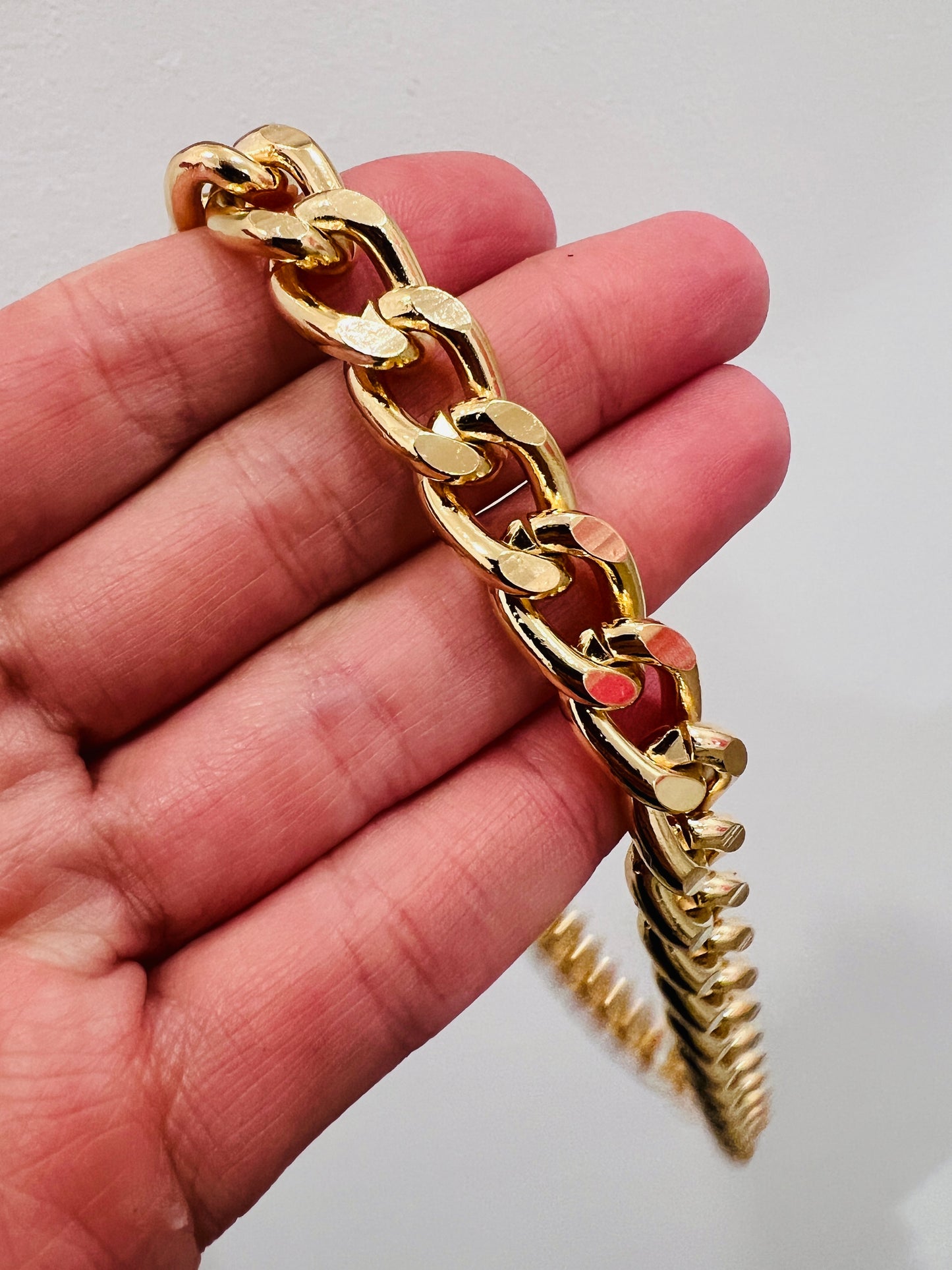 Gold Filled 10mm Curb Necklace