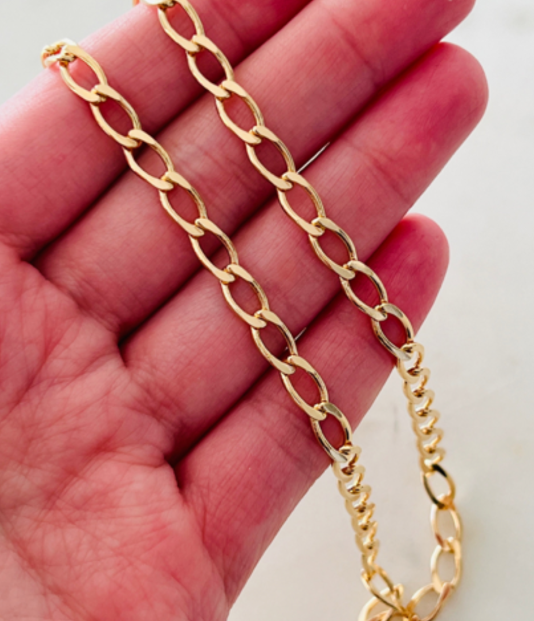 Gold Filled 5mm Curb Necklace