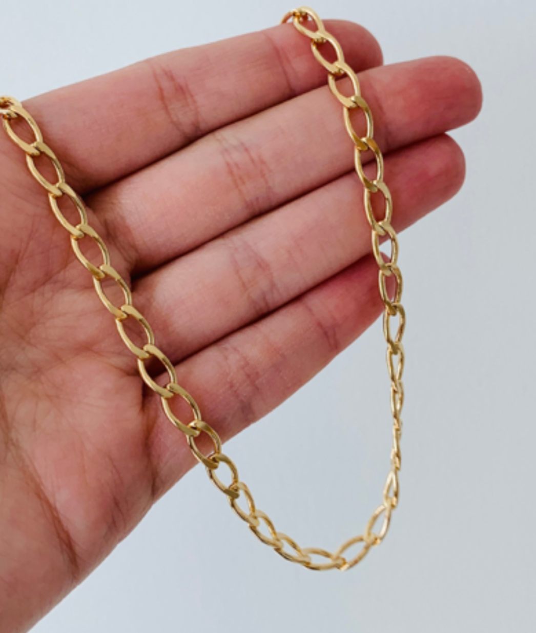 Gold Filled 5mm Curb Necklace