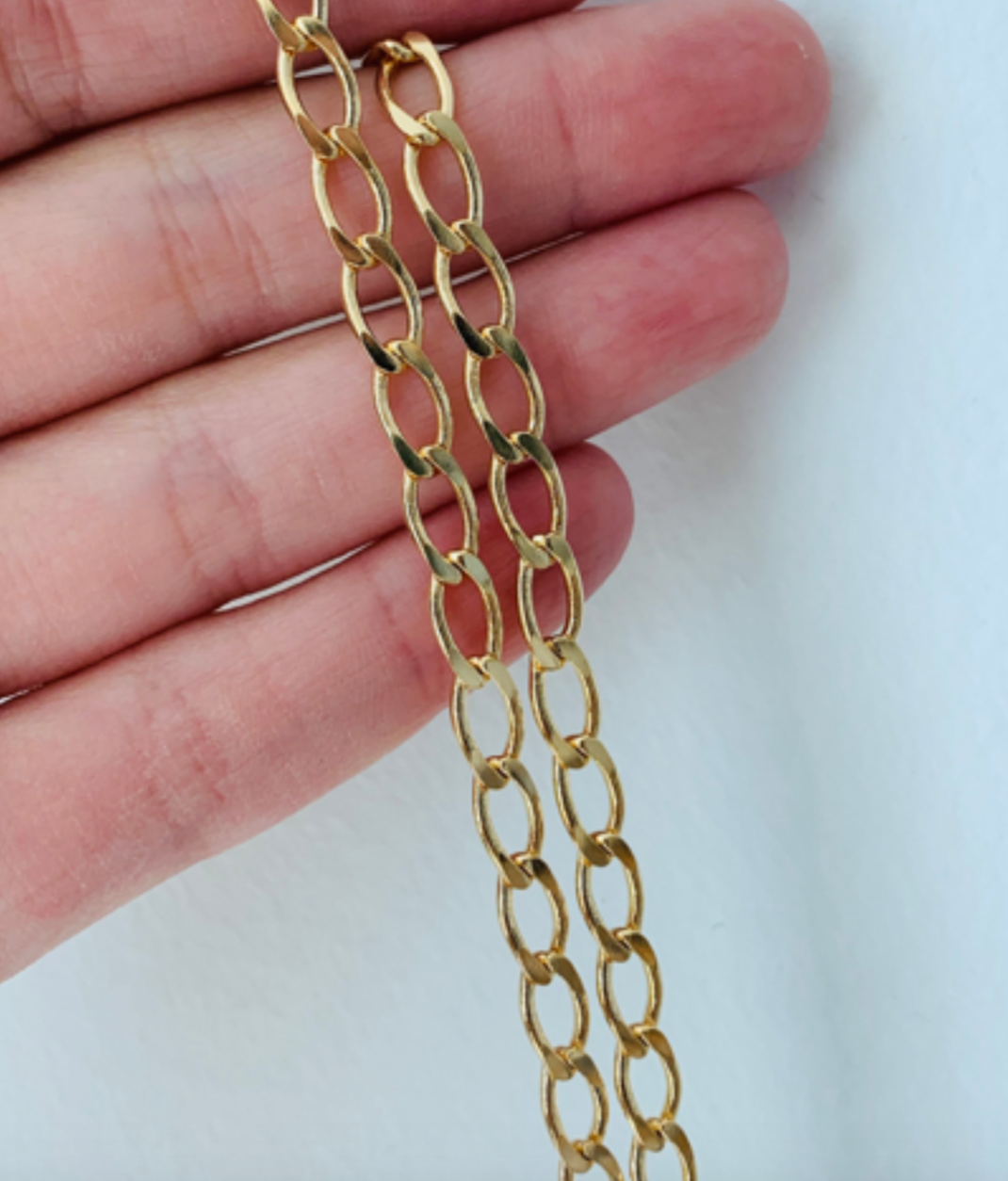 Gold Filled 5mm Curb Necklace