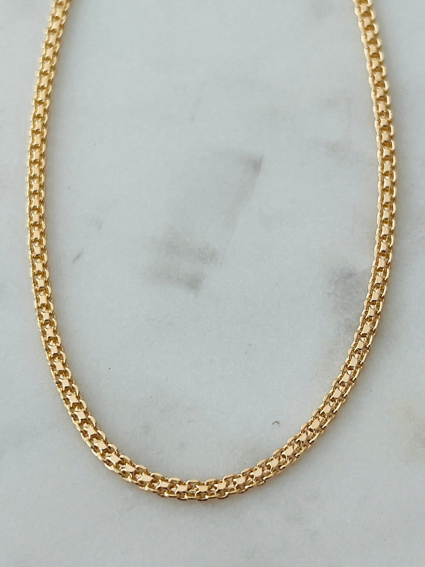 Gold Filled 2mm Mesh Anklet