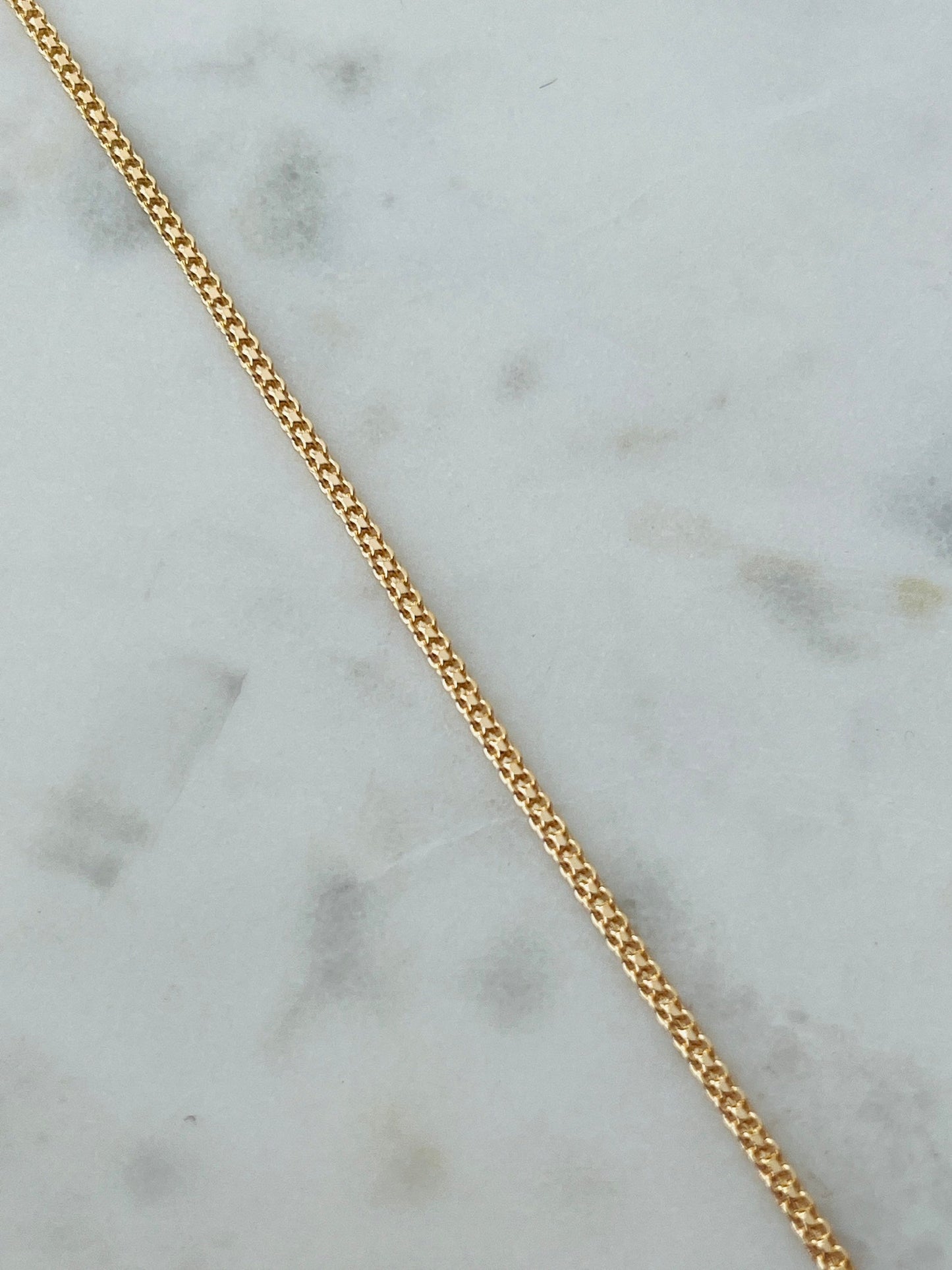 Gold Filled 2mm Mesh Anklet