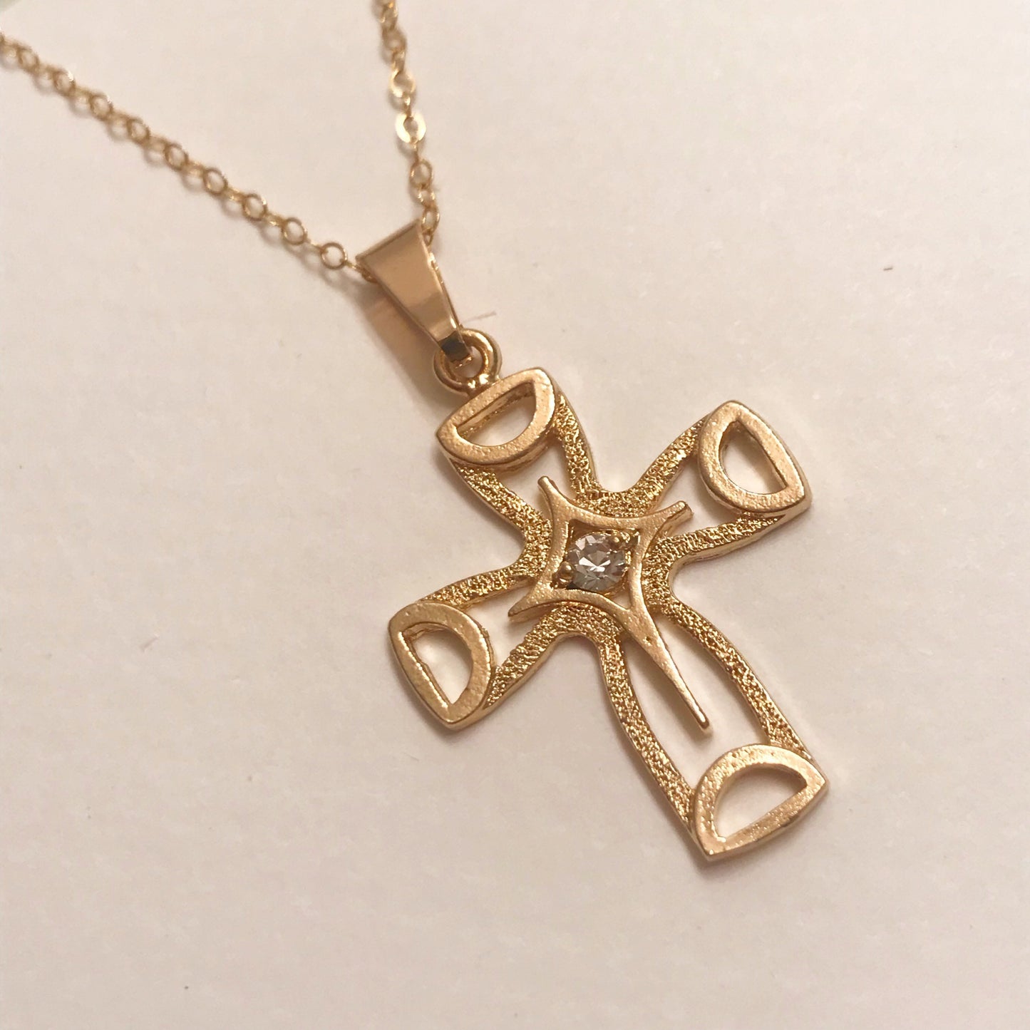 Gold Filled Cross Necklace