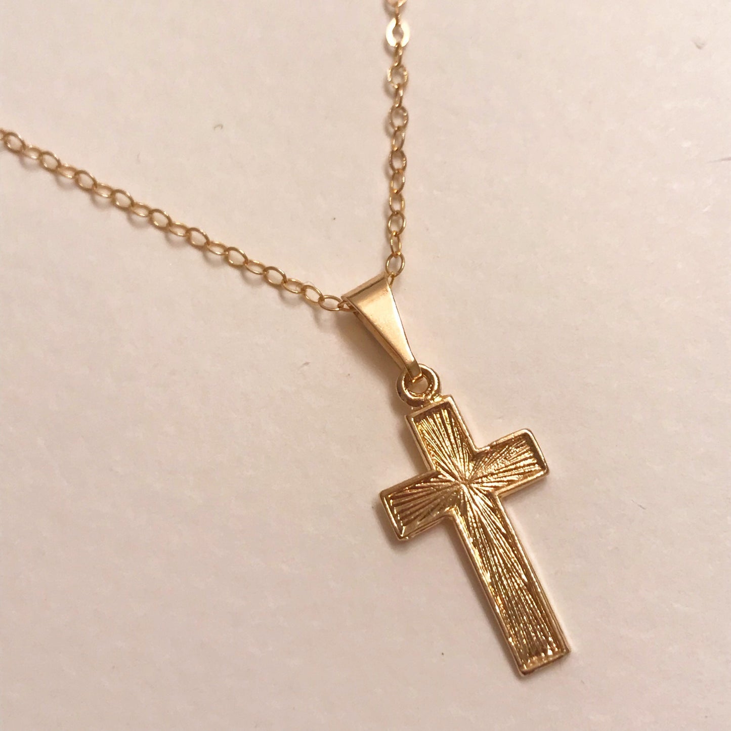 Gold Filled Cross Necklace