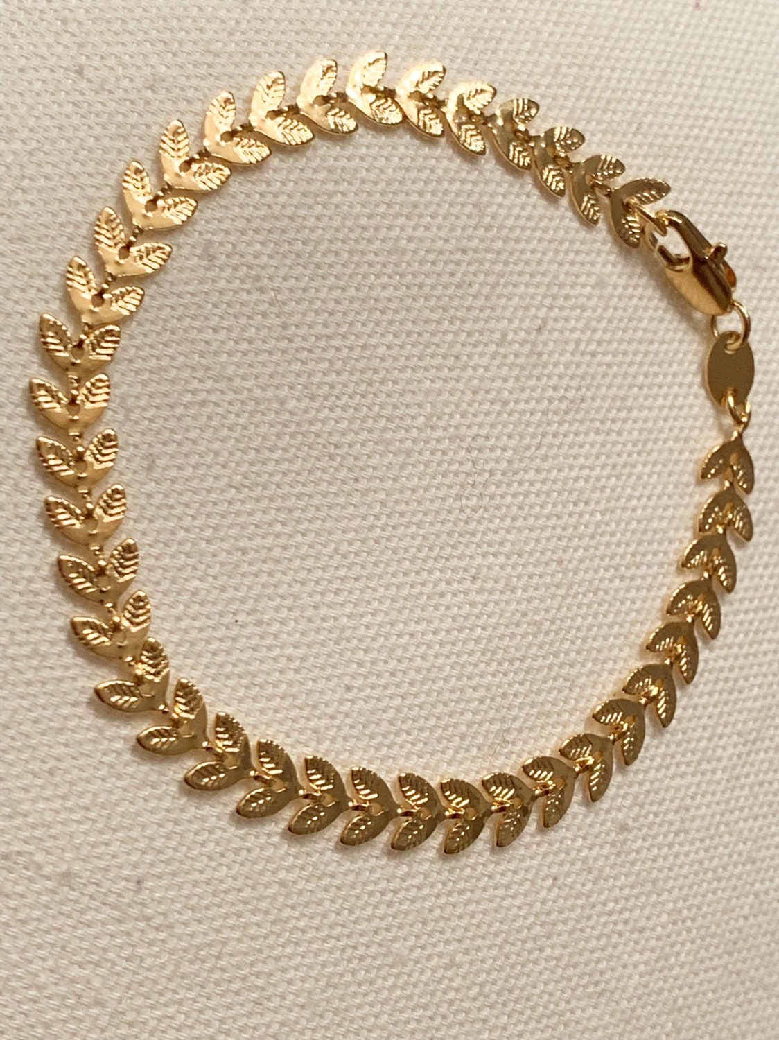 Gold Filled Chevron Bracelet