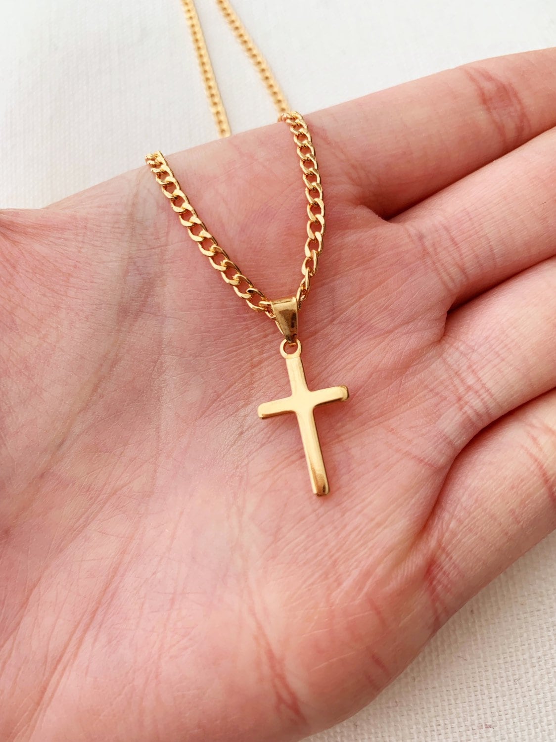 Gold Filled Cross Necklace