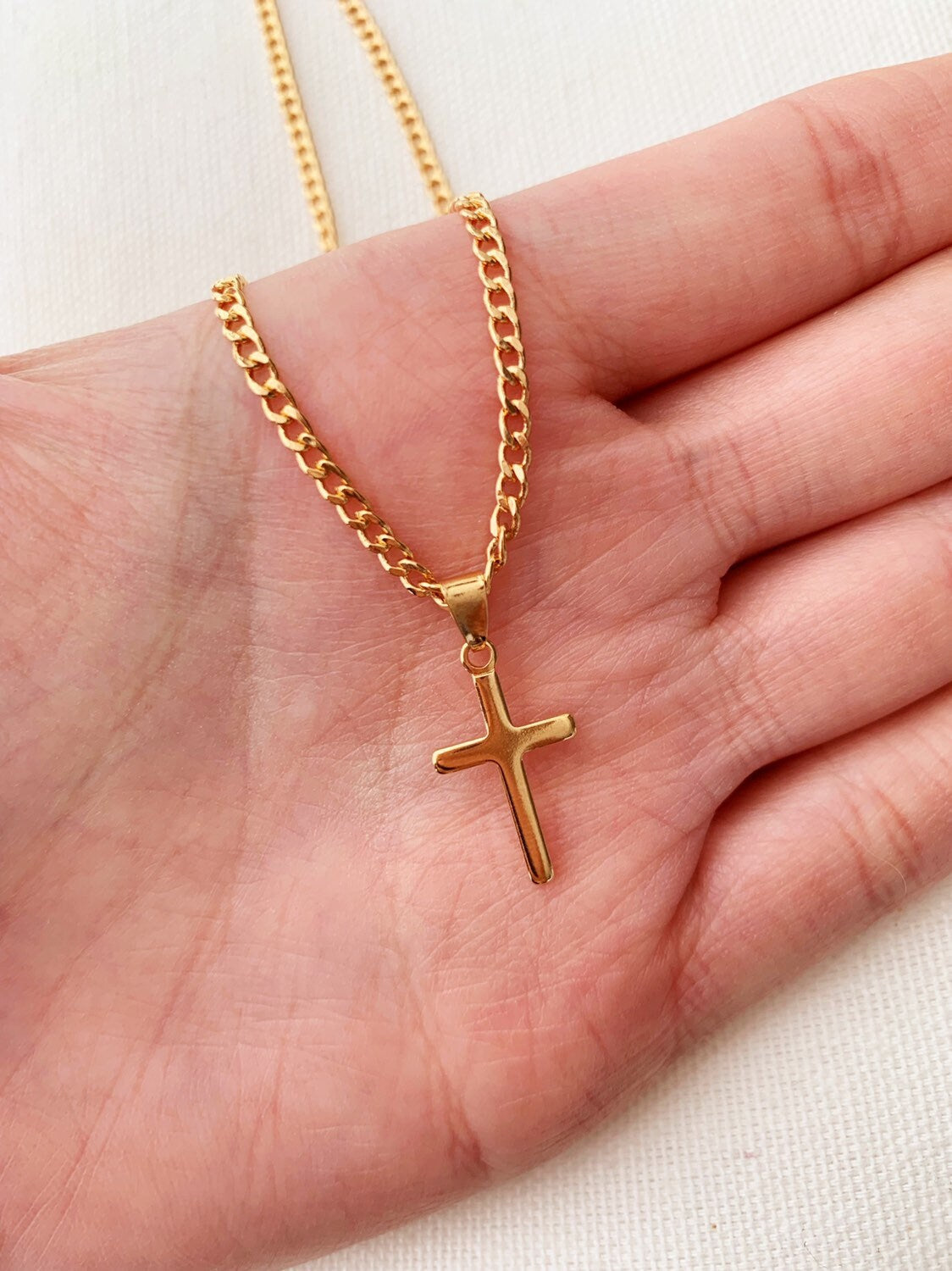 Gold Filled Cross Necklace