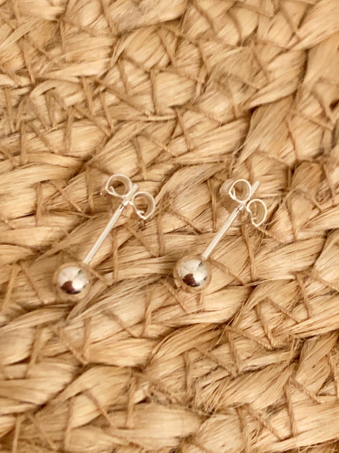 Sterling Silver 4mm Stud Earrings