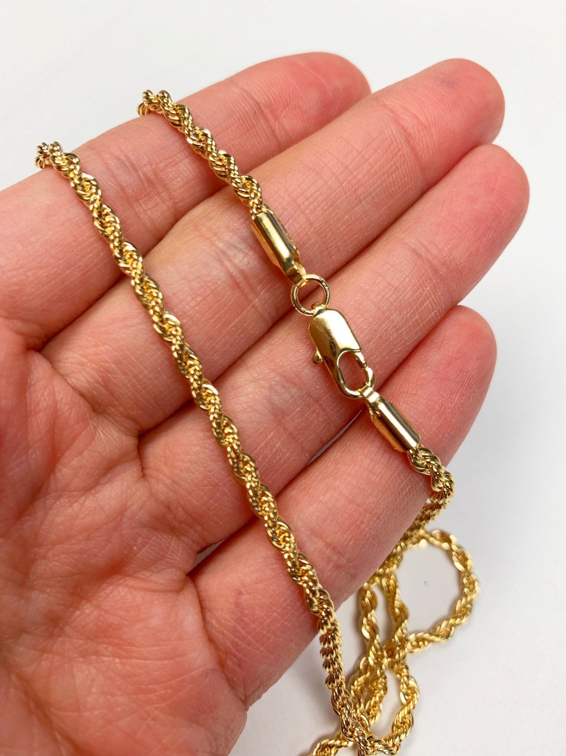 Gold Filled 2.5mm Rope Necklace