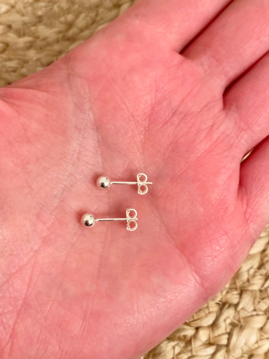 Sterling Silver 4mm Stud Earrings