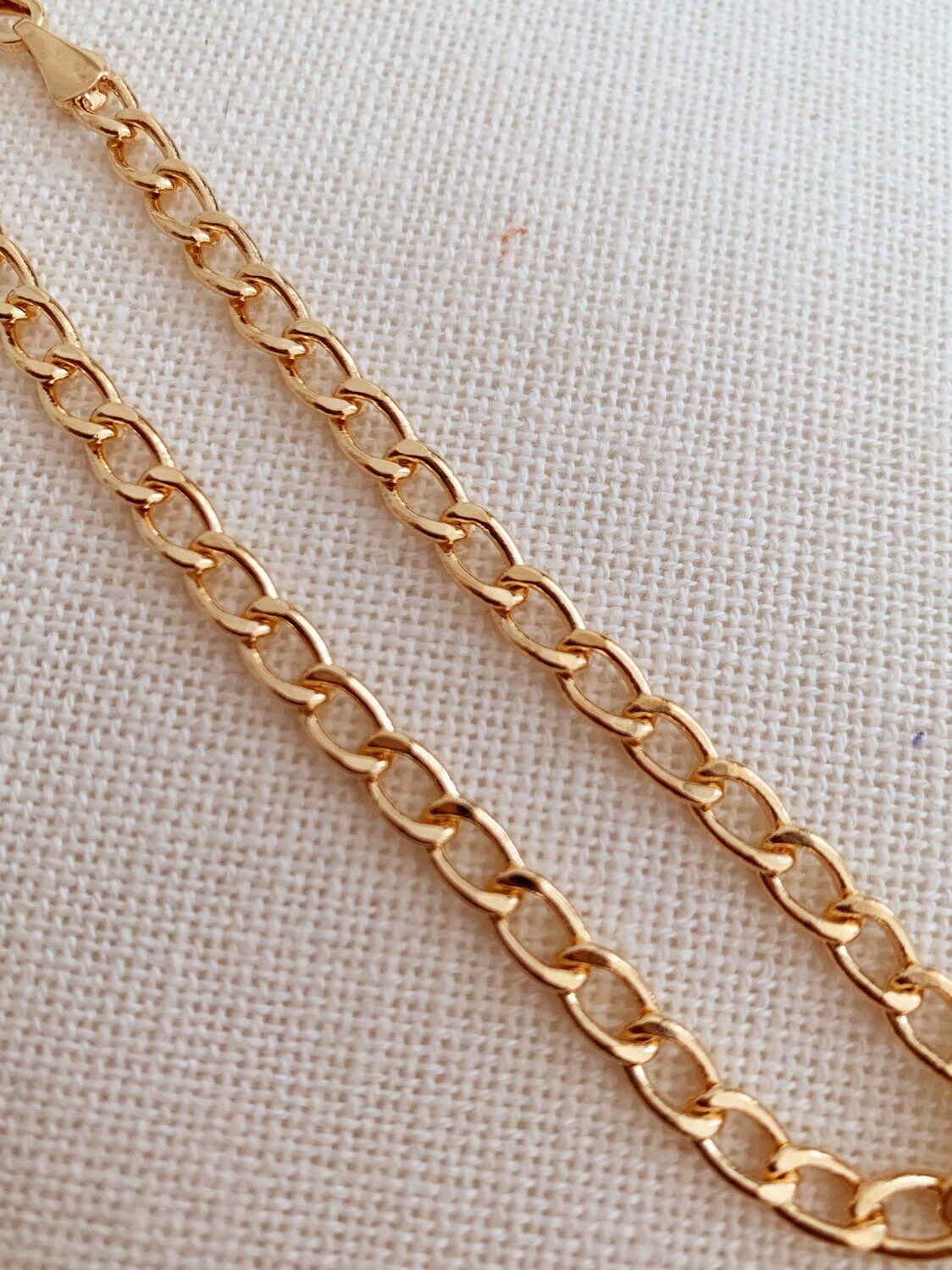 Gold Filled 5mm Curb Anklet