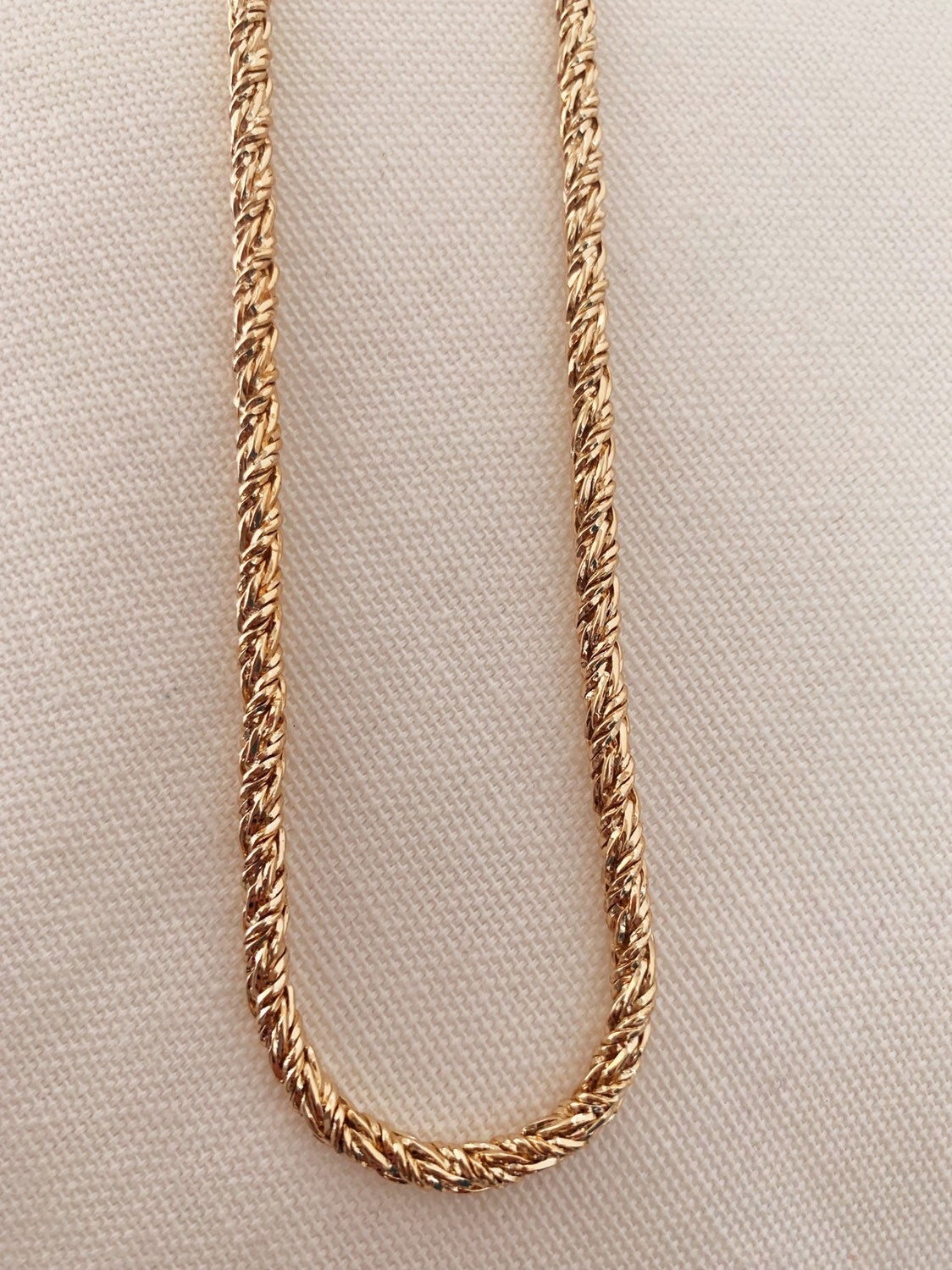 Gold Filled 4mm Wheat Necklace