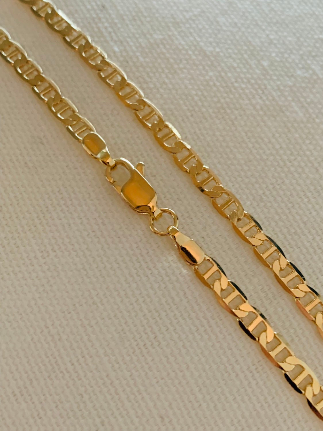 Men's Chain, Mariner Link Chain, Gold Filled Necklace, Mens Jewelry,Mens Necklace,Mens Gift,Jewelry for Men,Necklace for Men,Present for Men