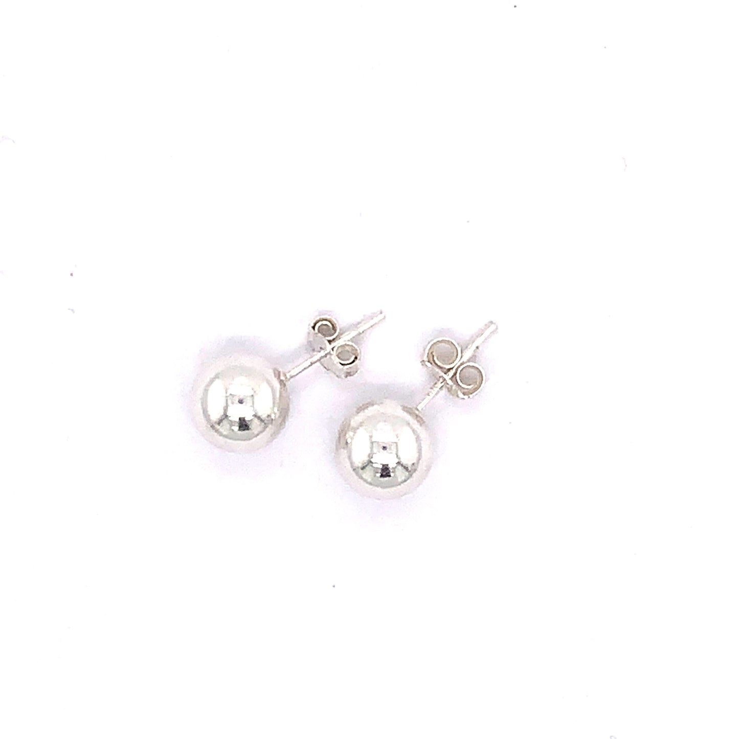 Sterling Silver 8mm Stud Earrings