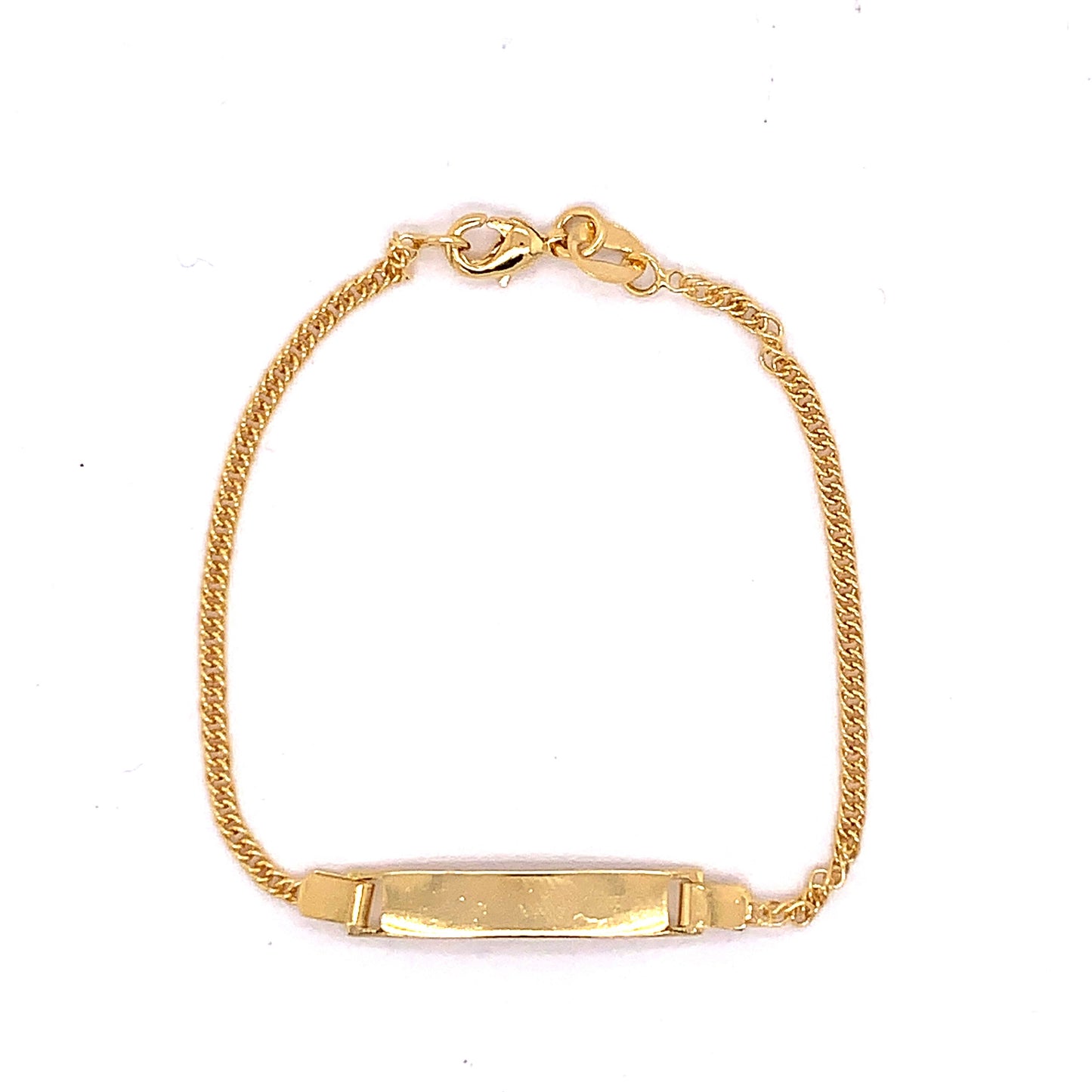 Gold Filled Engraved Baby ID Bracelet