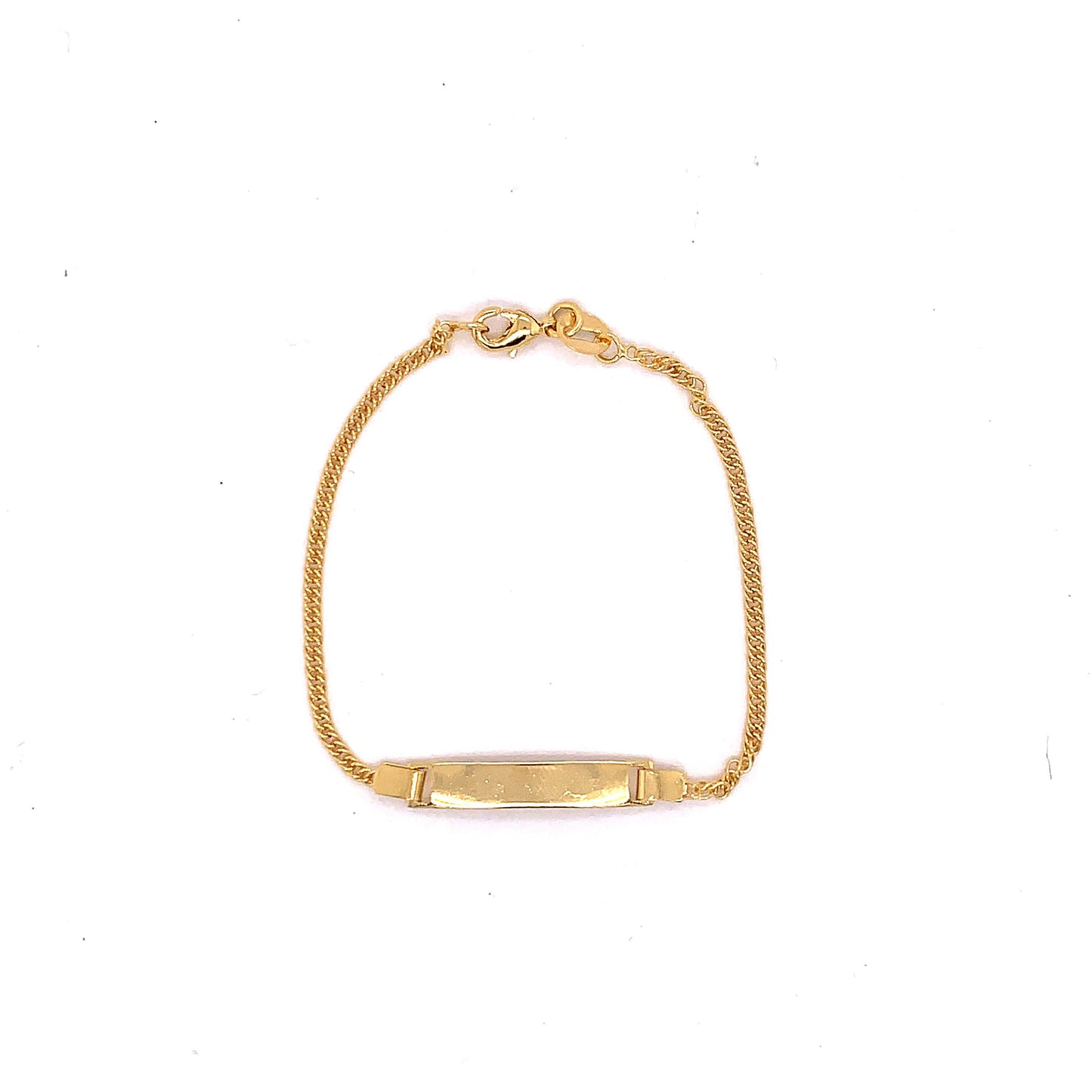 Gold Filled Engraved Baby ID Bracelet