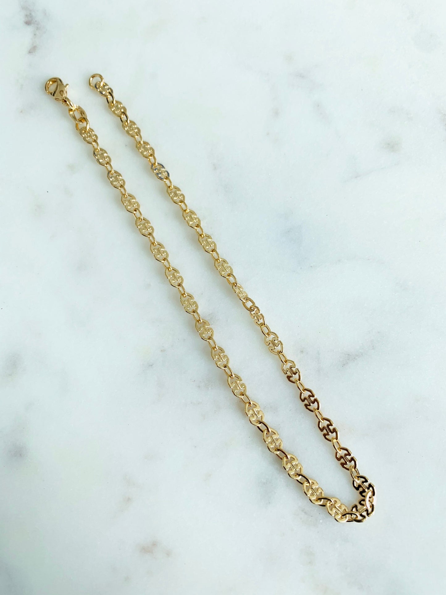 Gold Filled Link Chain Anklet