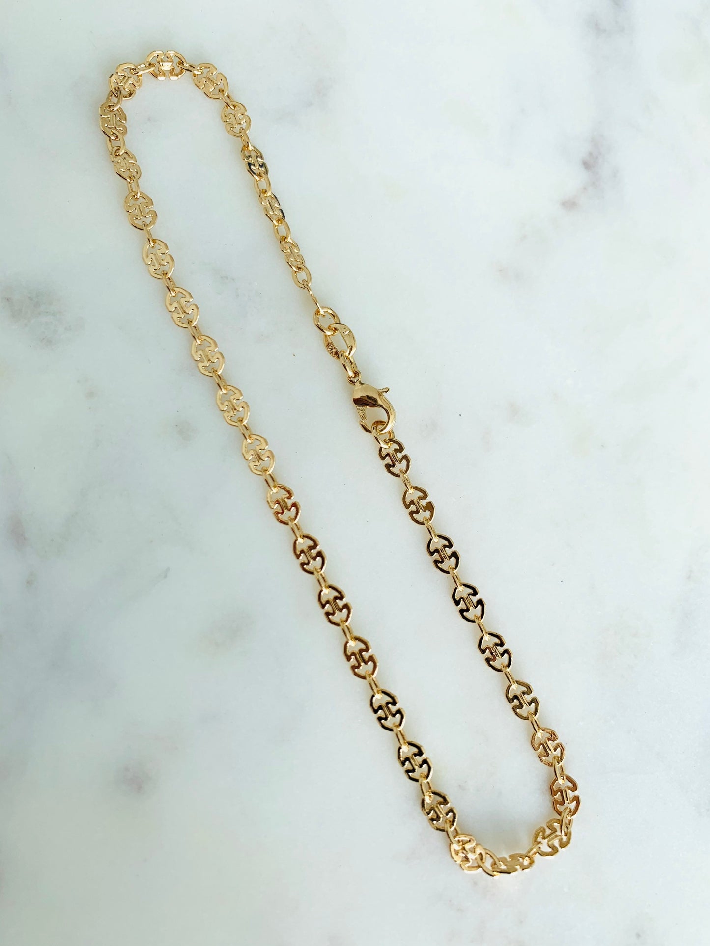 Gold Filled Link Chain Anklet