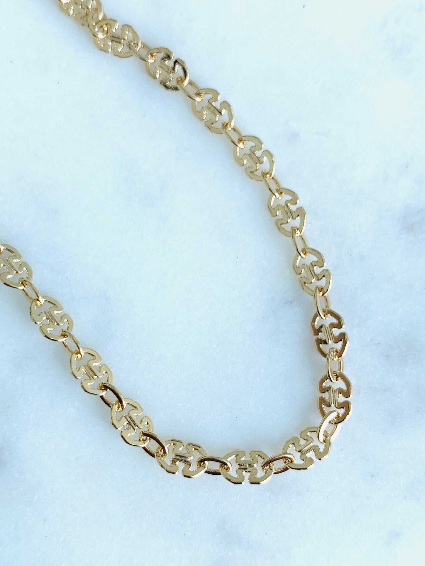 Gold Filled Link Chain Anklet