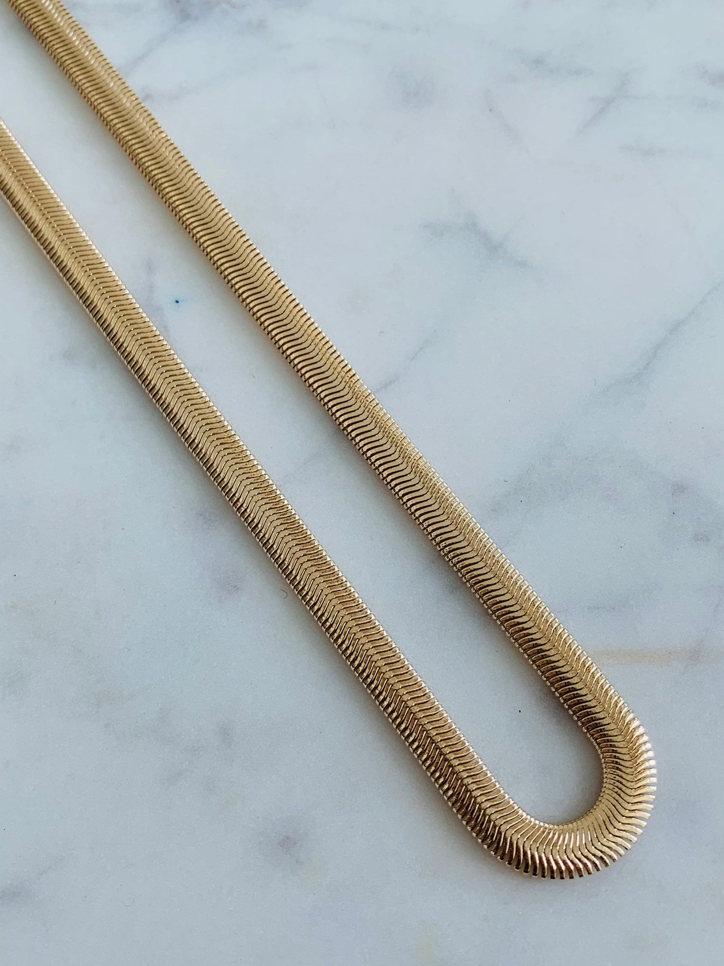 Gold Filled 6mm Magic Herringbone Necklace