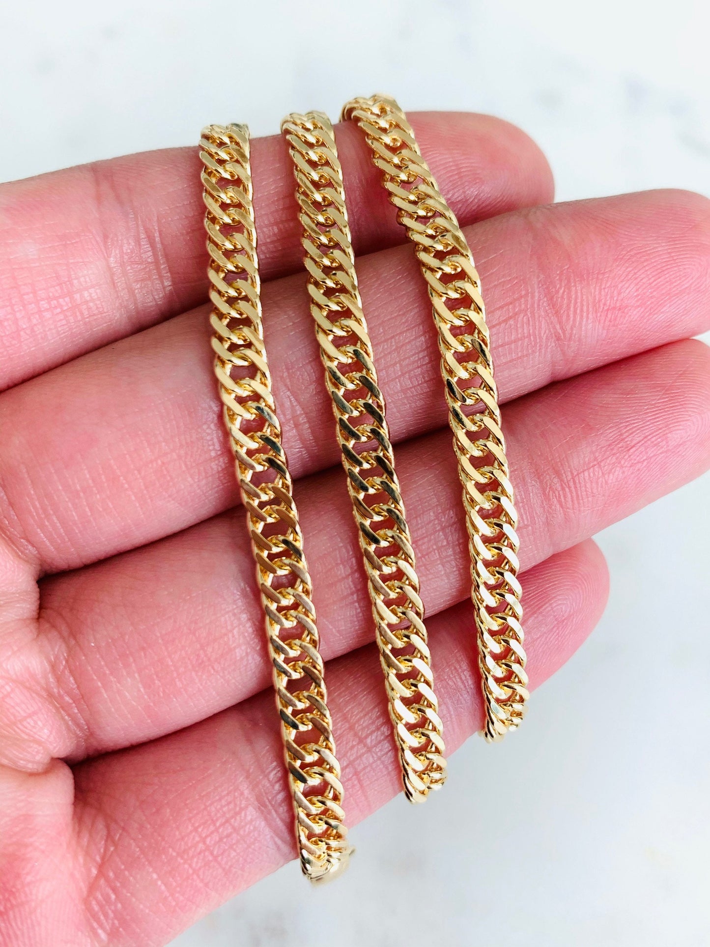 Gold Filled 5mm Omega Neckalce