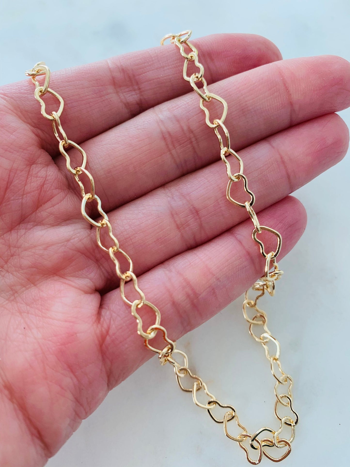 Gold Filled 5mm Heart Necklace