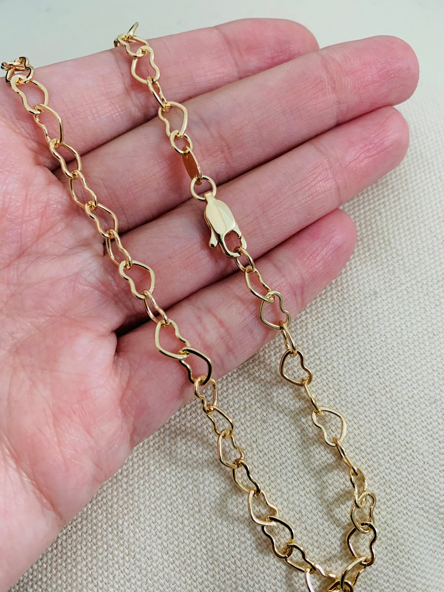 Gold Filled 5mm Heart Necklace