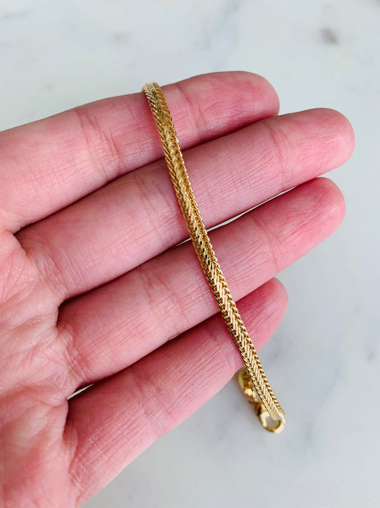 Gold Filled 3mm Mesh Bracelet