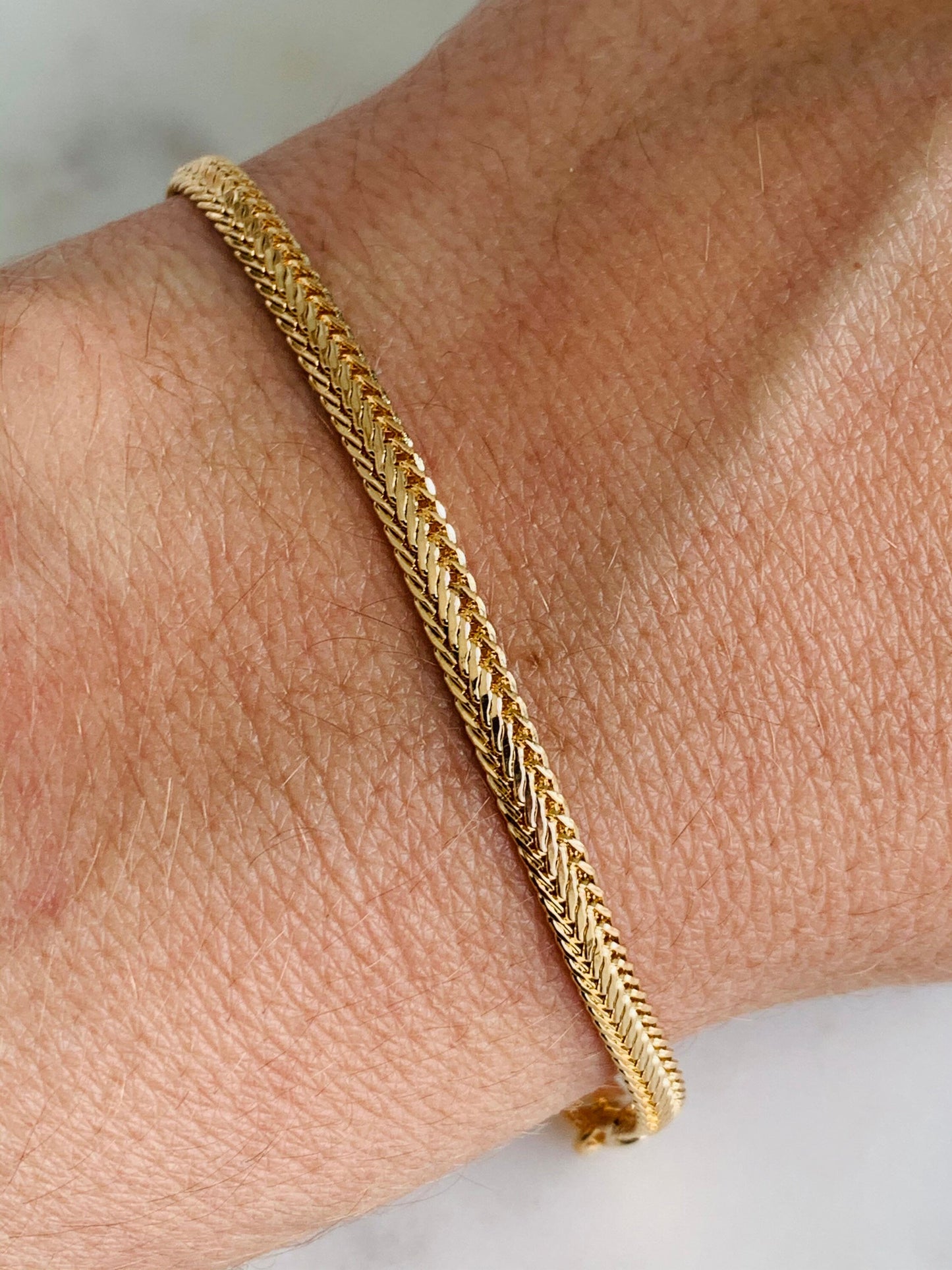 Gold Filled 3mm Mesh Bracelet