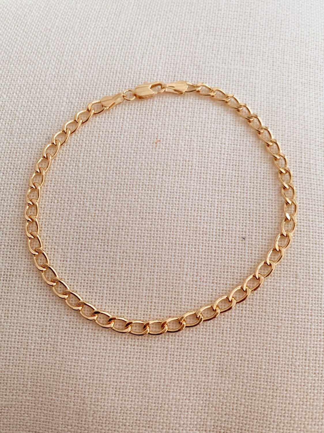 Gold Filled 5mm Curb Anklet