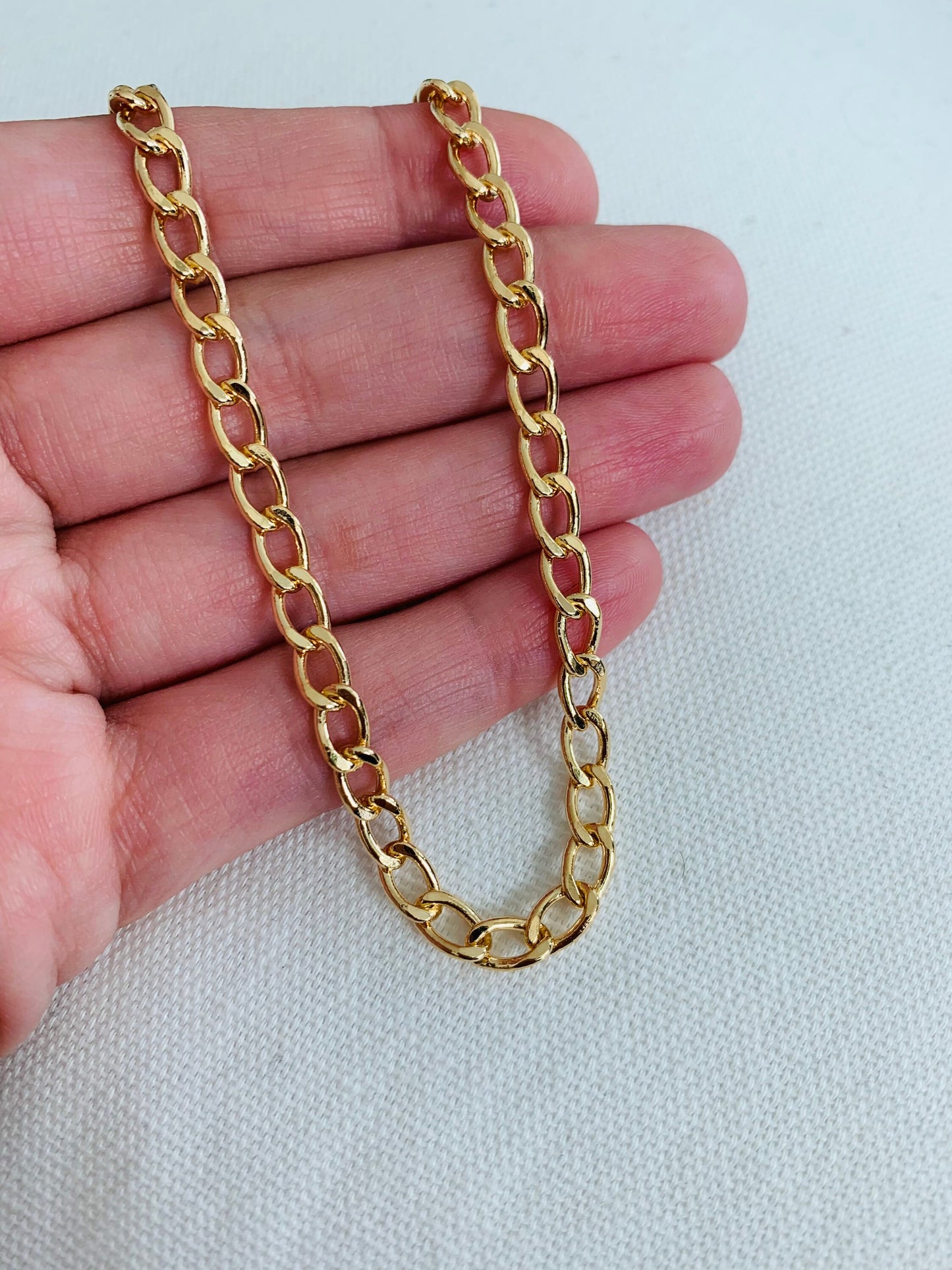 Gold Filled 5mm Curb Anklet