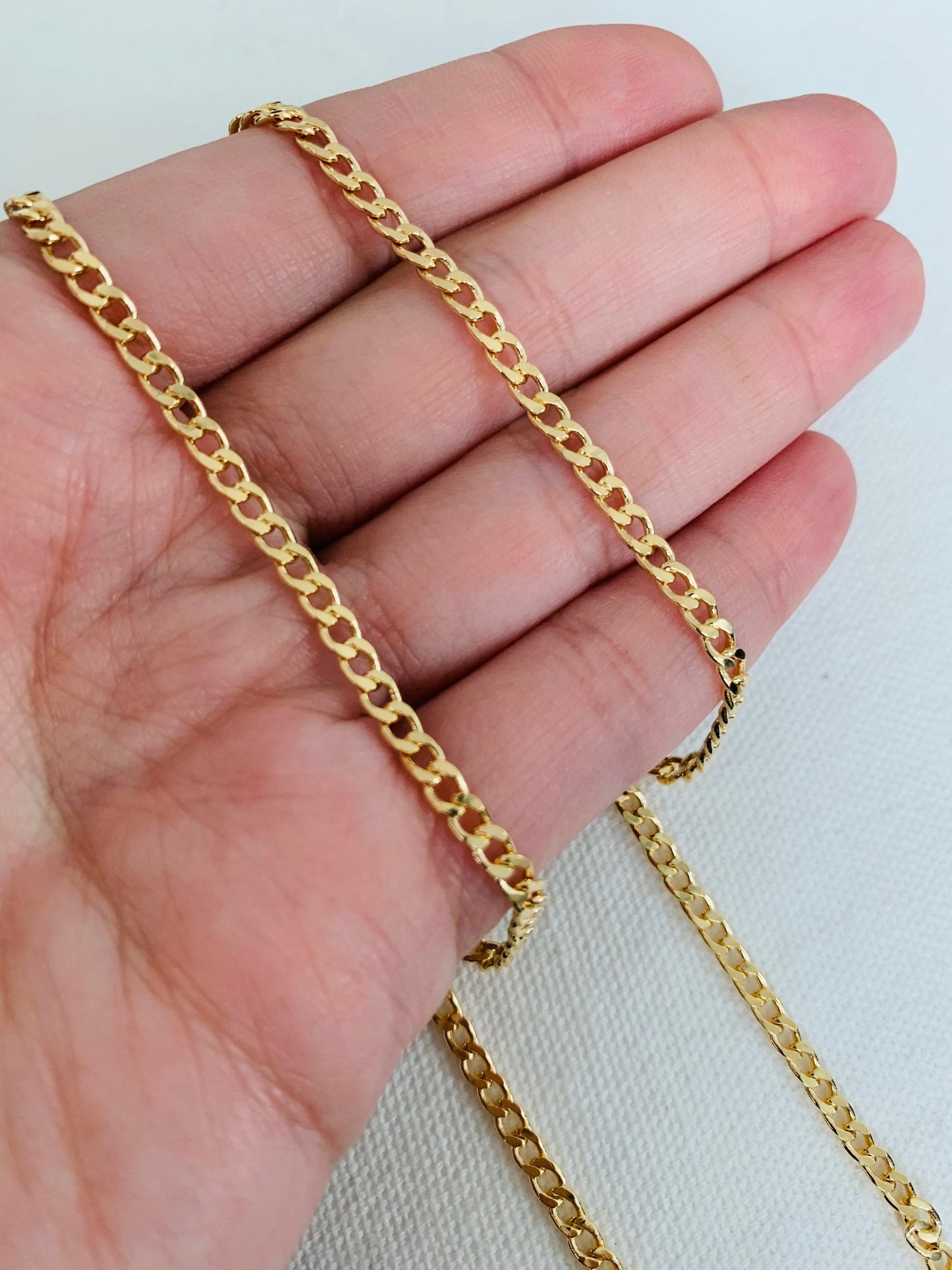 Gold Filled 2.5mm Curb Necklace