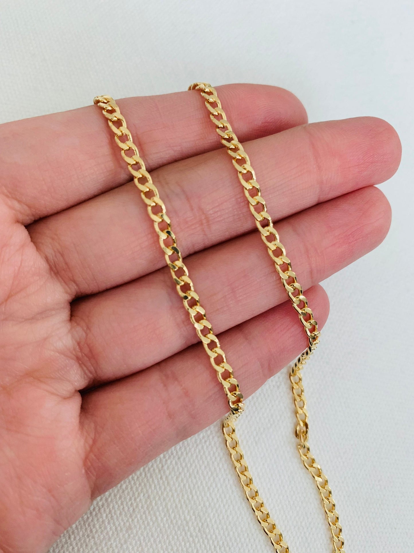 Gold Filled 2.5mm Curb Necklace