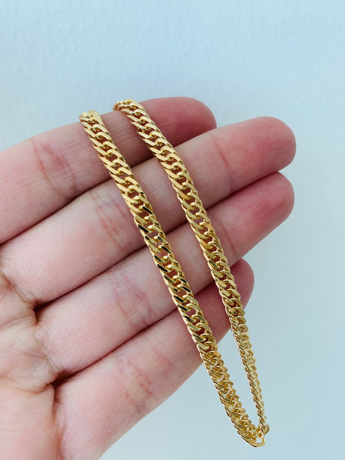 Gold Filled 4mm Omega Necklace