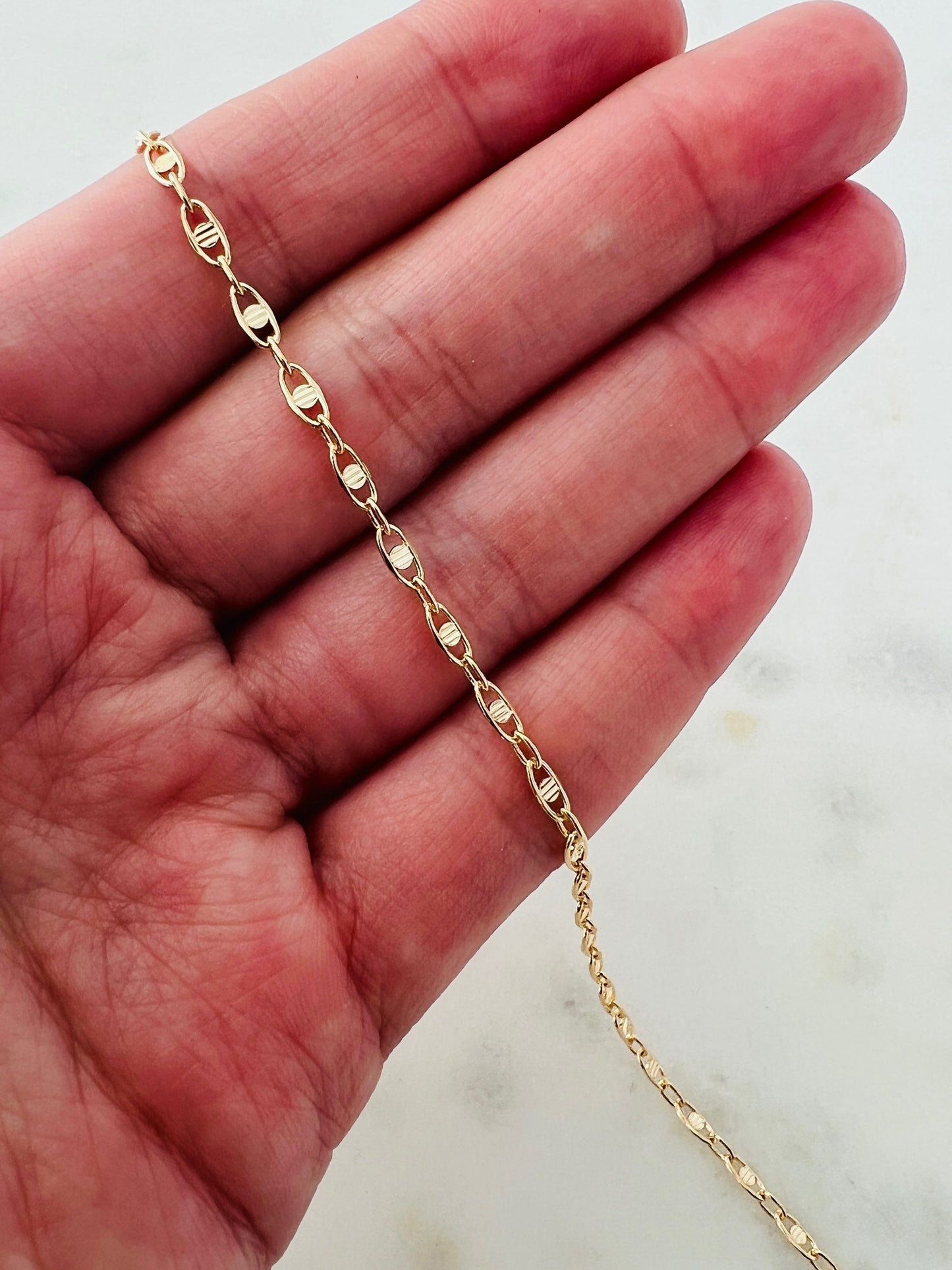 Gold Filled 2mm Chain Anklet