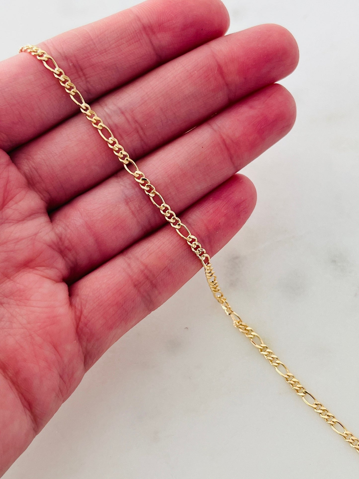 Gold Filled 2.5mm Figaro Anklet