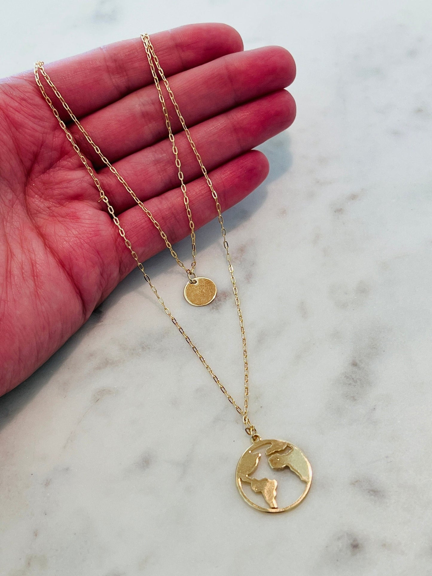 Gold Filled Layered Wanderlust Necklace