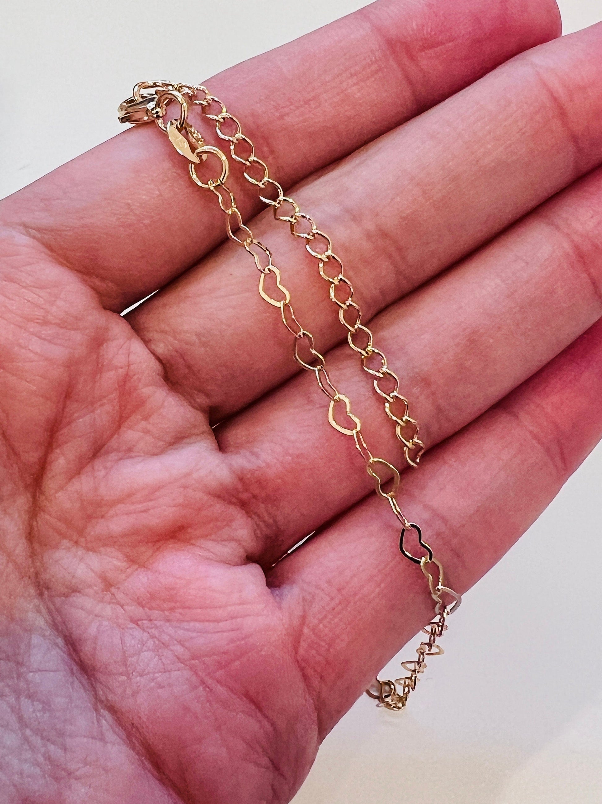 Heart Bracelet, Gold Filled Bracelet, Gold Bracelet, Bracelet, Gold Bracelet, Chain Bracelet,Dainty Gold Bracelet, Delicate Bracelet, Heart